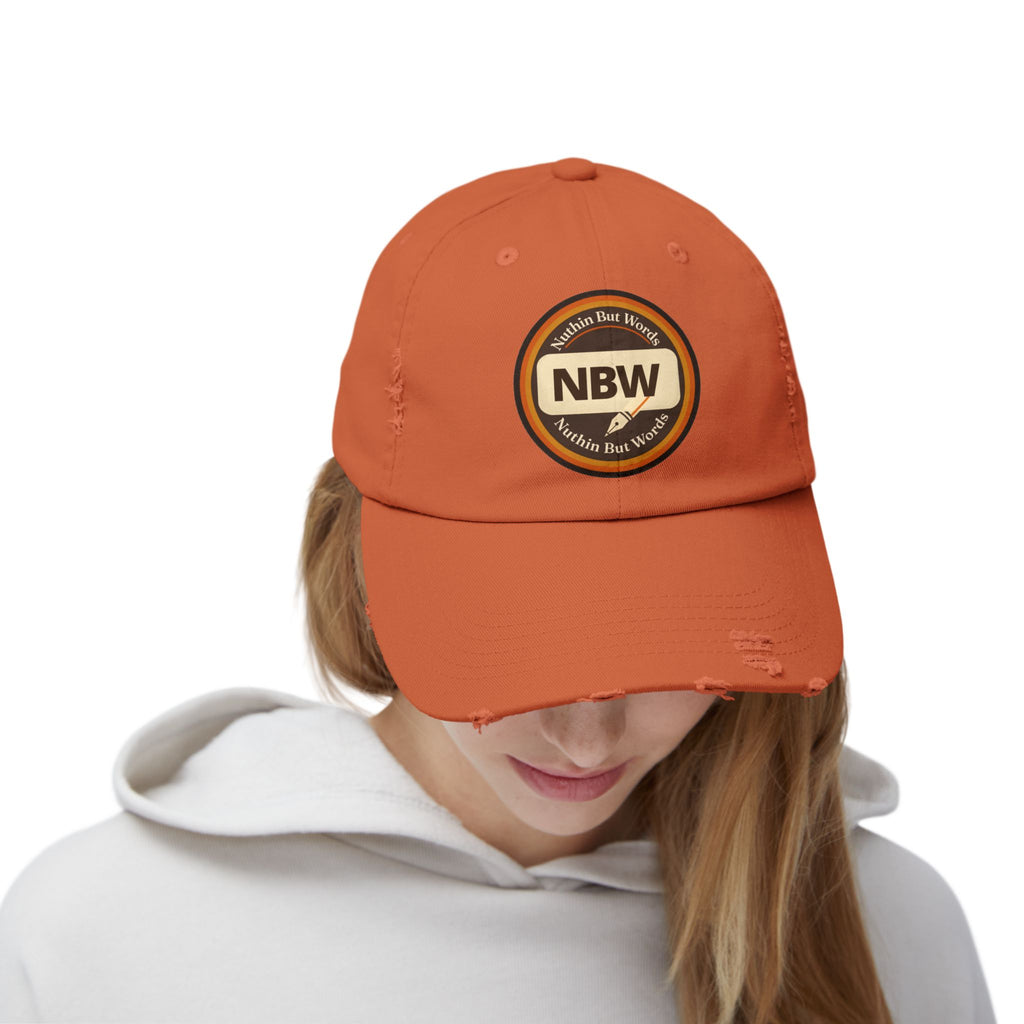 Distressed NBW Logo Cap — Vintage Baseball Hat