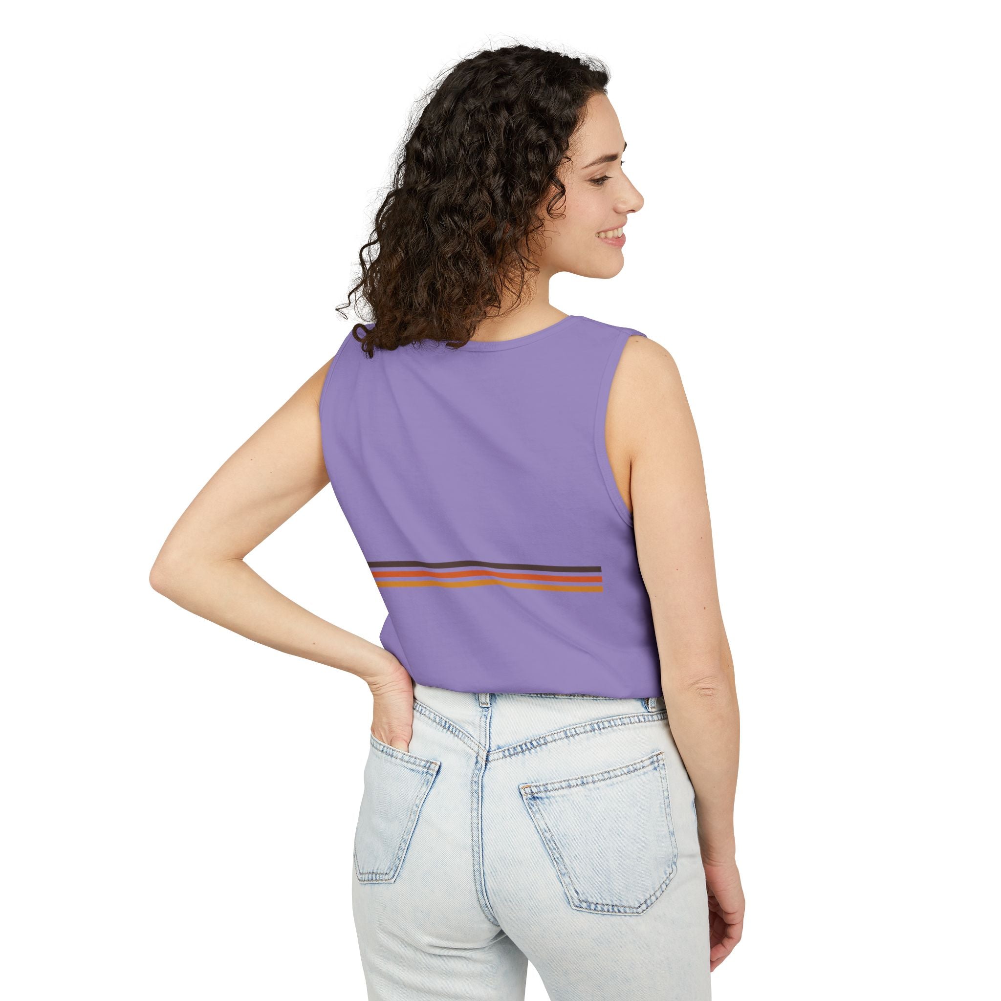 NBW Retro Stripe Tank Top — Vintage-Inspired Athletic Summer Tee
