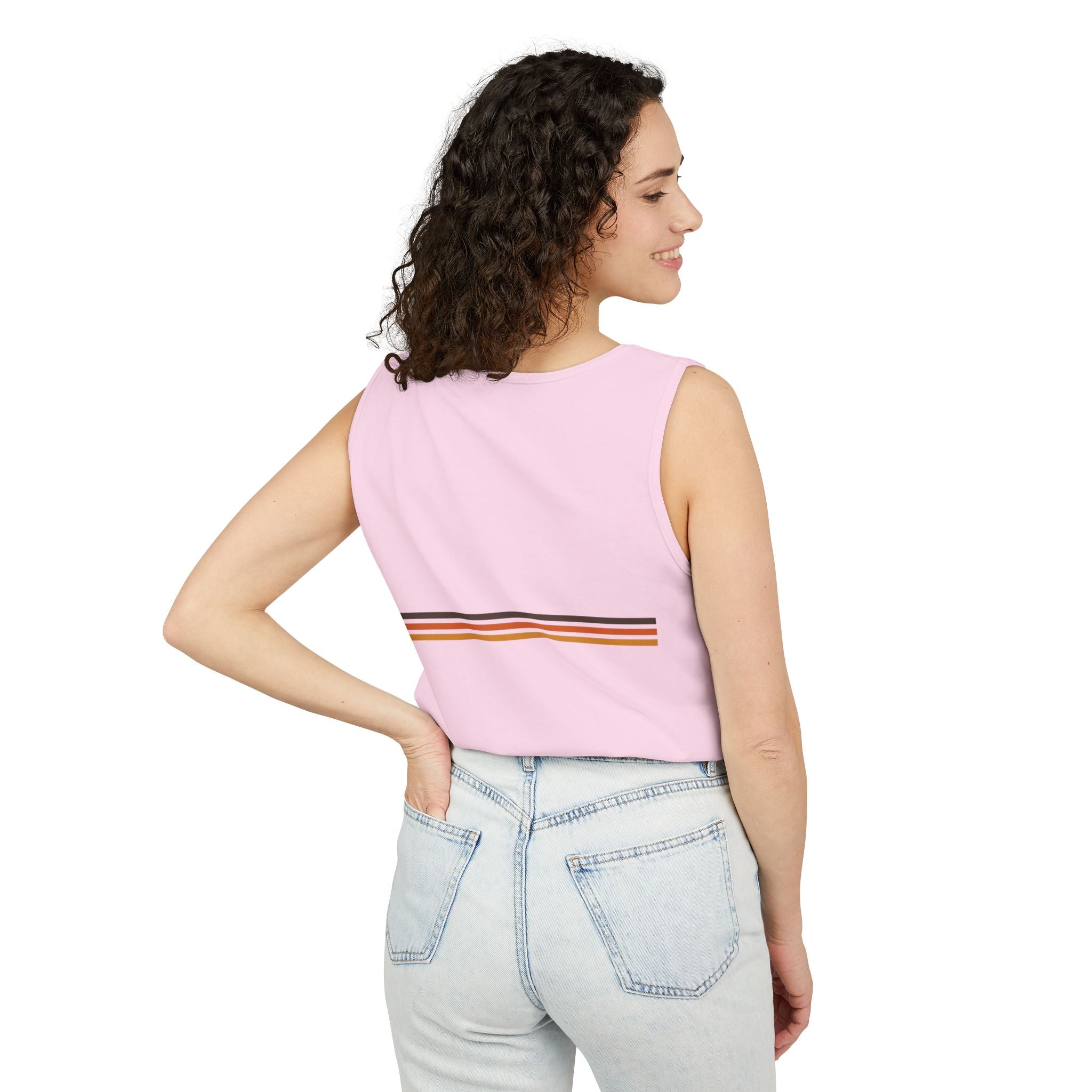 NBW Retro Stripe Tank Top — Vintage-Inspired Athletic Summer Tee