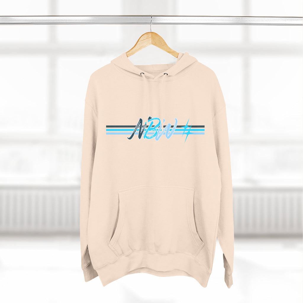 NBW Butterfly Circuit Hoodie — Retro Tech Graphic Fleece Hoodie