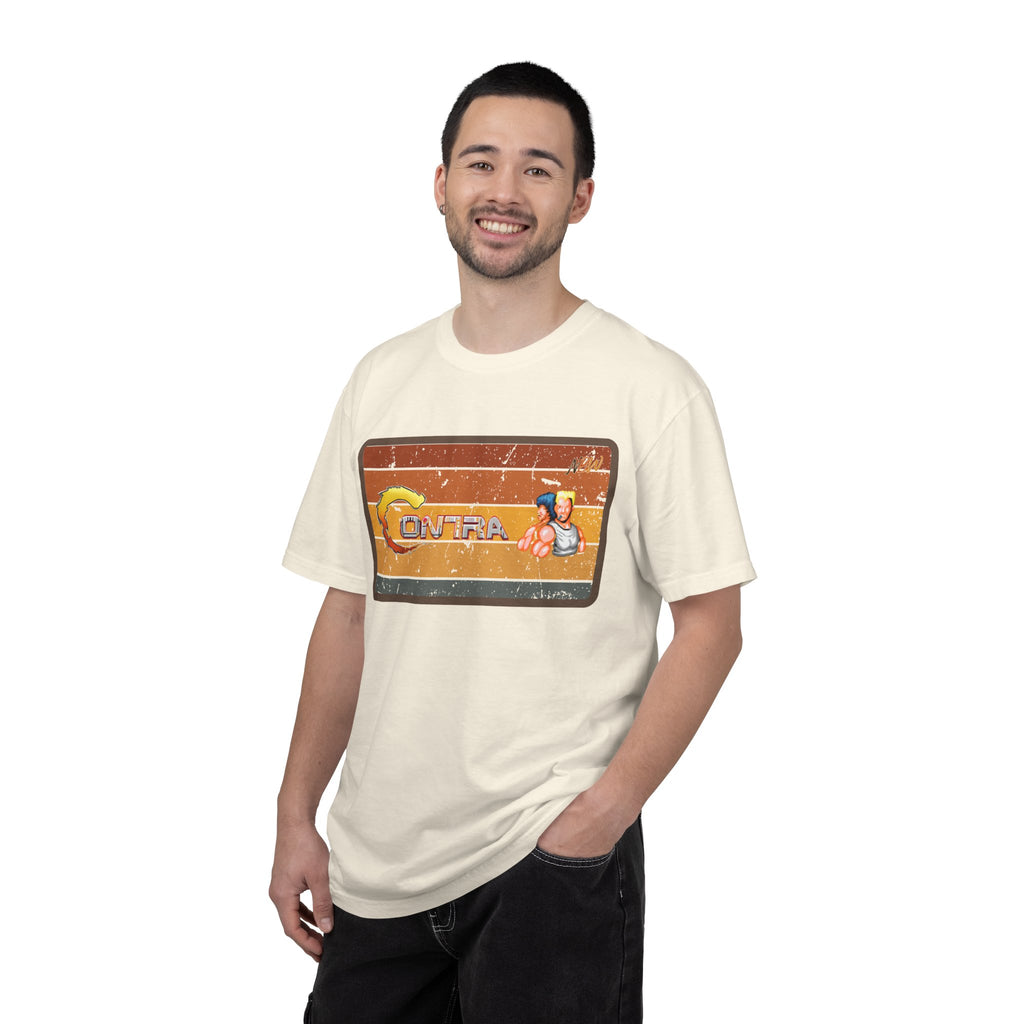 NBW Retro Gaming T-Shirt — 'Contra' Pixel Art Vintage Arcade Tee