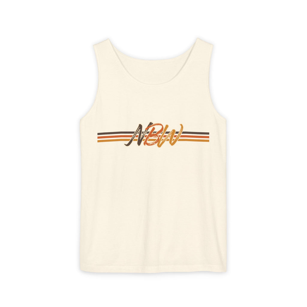 NBW Retro Stripe Tank Top — Vintage-Inspired Athletic Summer Tee