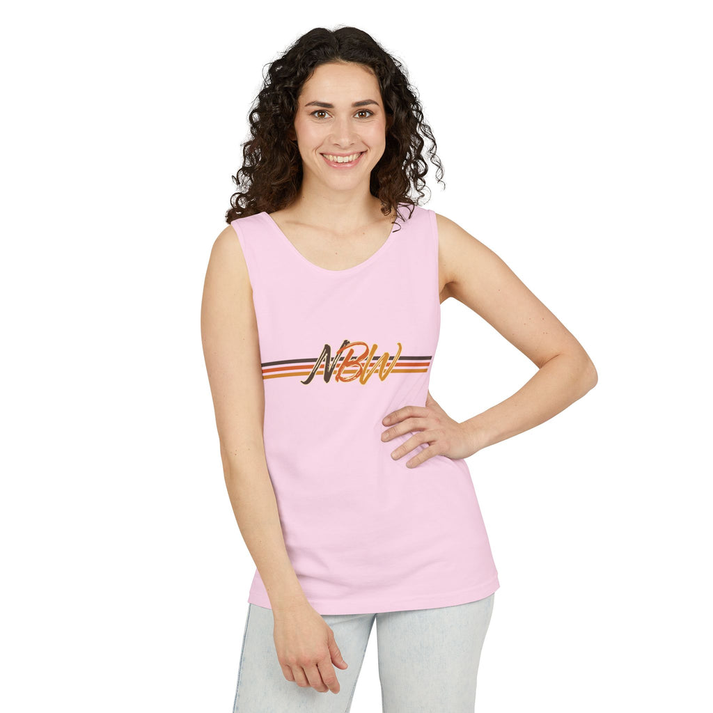 NBW Retro Stripe Tank Top — Vintage-Inspired Athletic Summer Tee