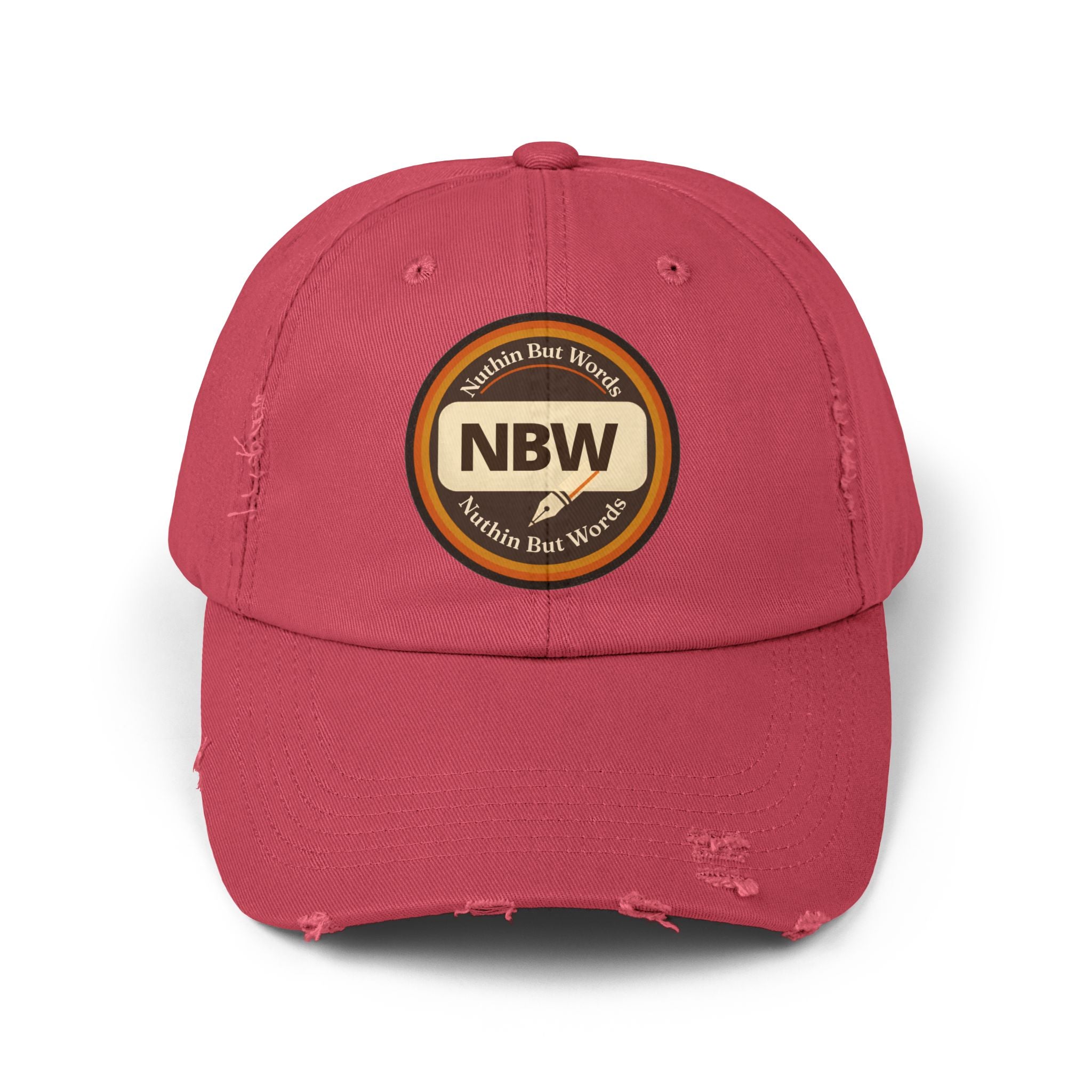 Distressed NBW Logo Cap — Vintage Baseball Hat