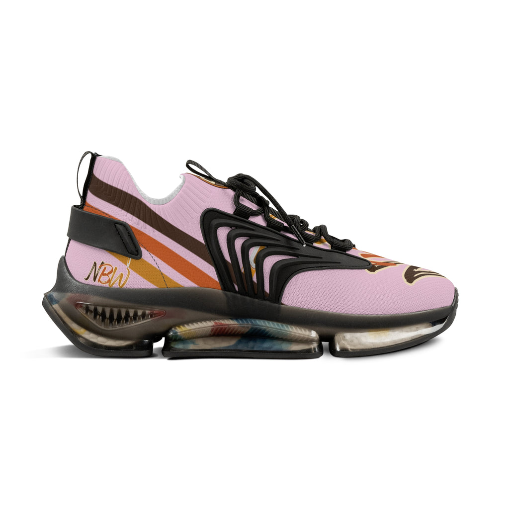 NBW Mesh Running Sneakers — Lightweight Blossom Graphic Athletic Shoes