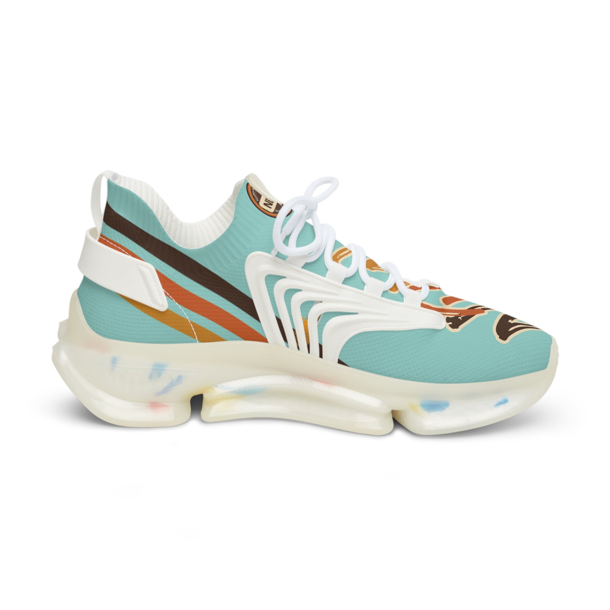 NBW Mesh Running Sneakers — Lightweight chalky Mint Graphic Athletic Shoes