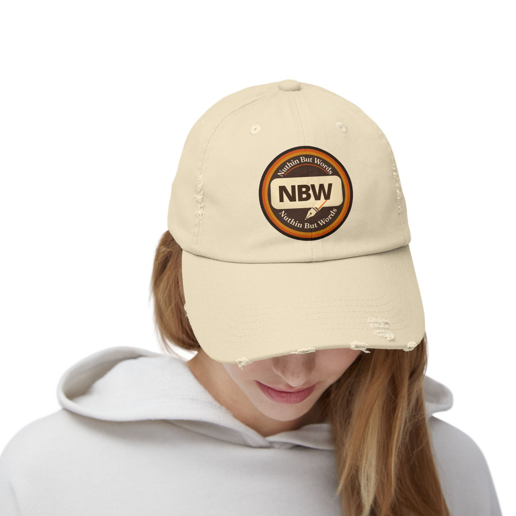 Distressed NBW Logo Cap — Vintage Baseball Hat