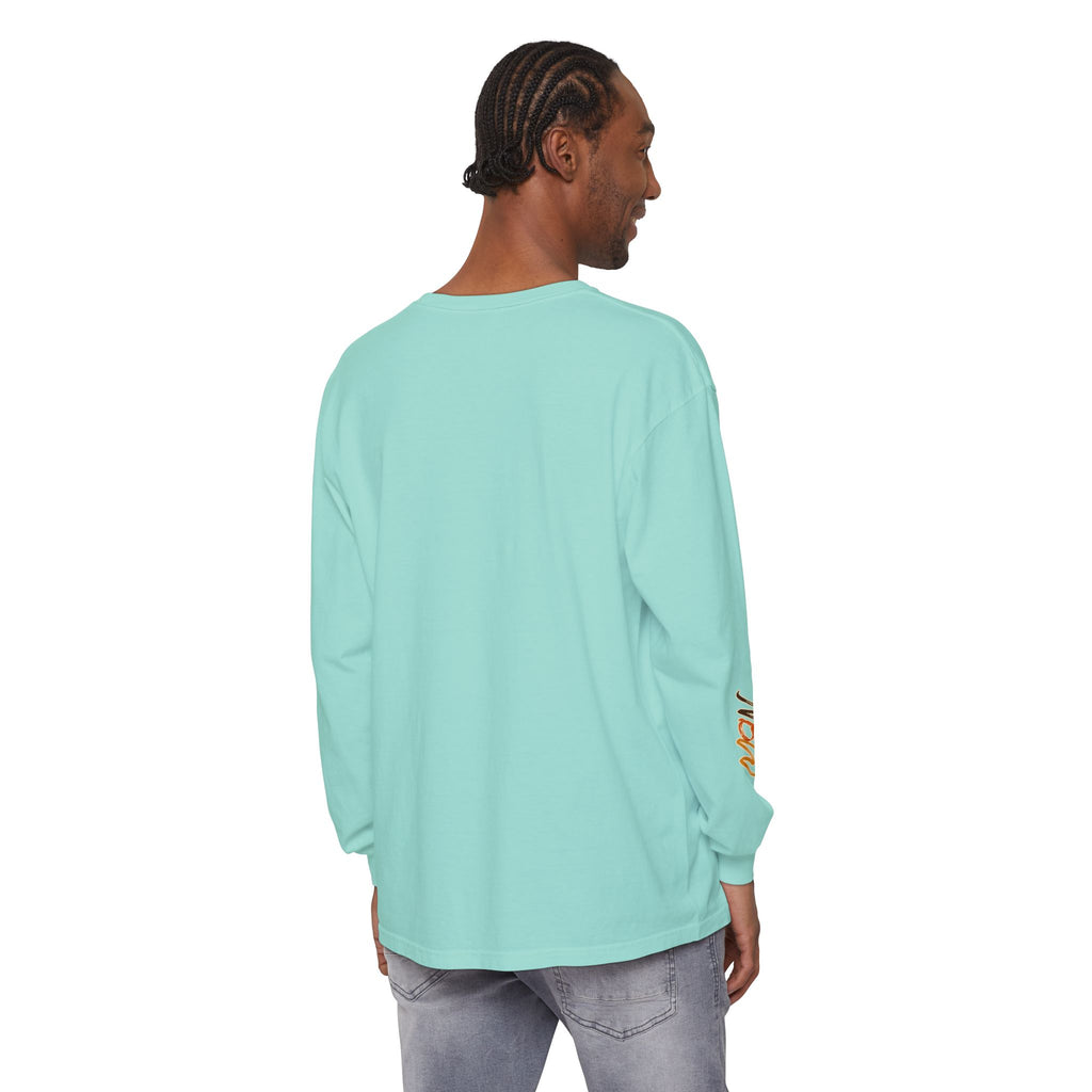 Comfort Colors, NBW Retro Stripe Long Sleeve Branded Tee