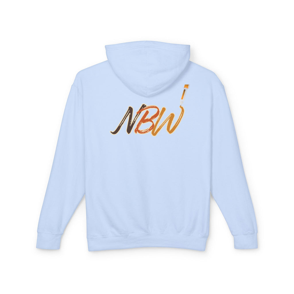 NBW Retro Stripe Hoodie — Lightweight Vintage Logo Sweatshirt