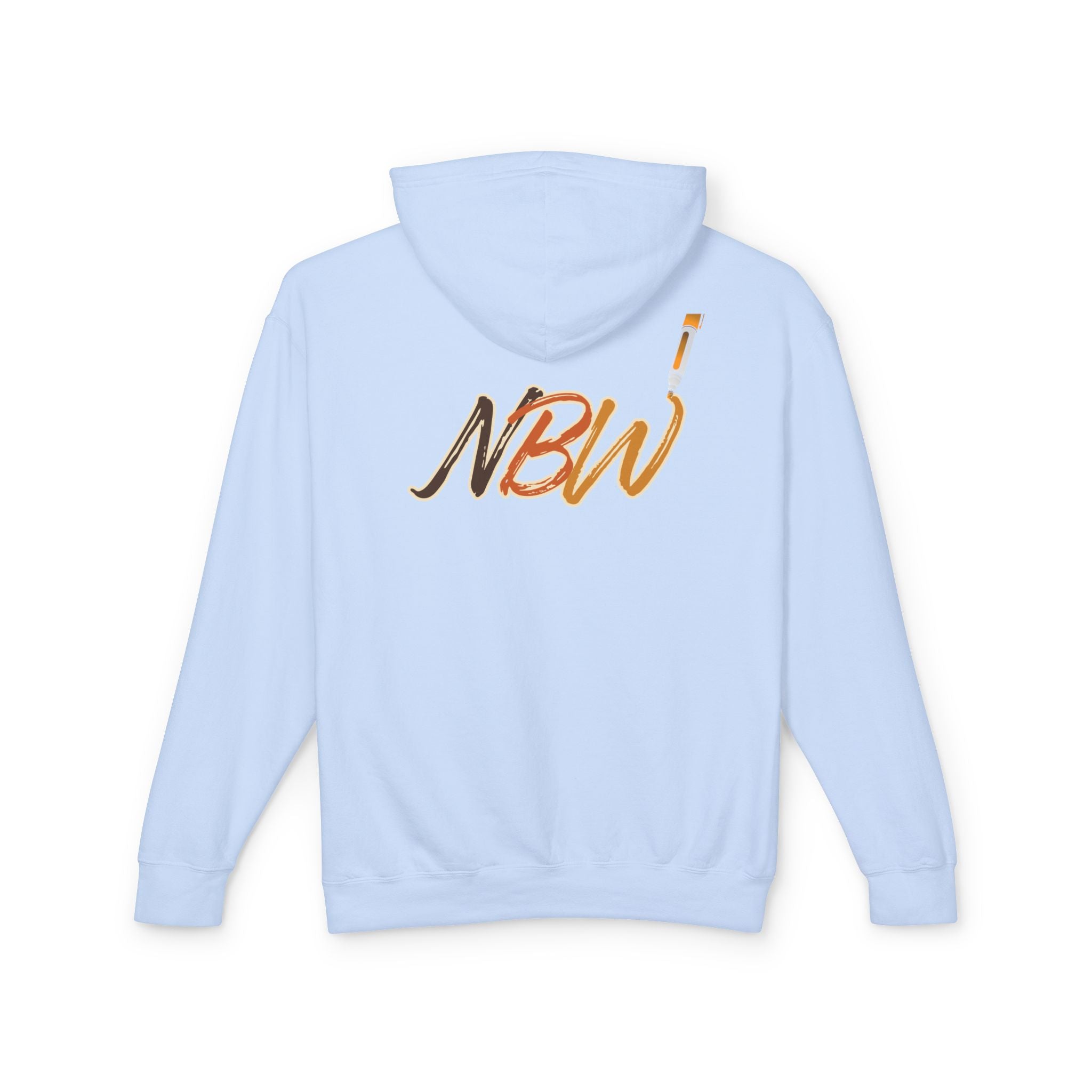 NBW Retro Stripe Hoodie — Lightweight Vintage Logo Sweatshirt