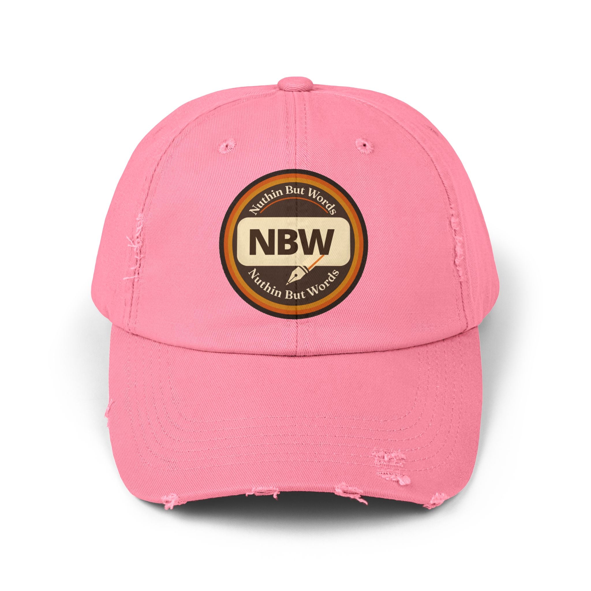 Distressed NBW Logo Cap — Vintage Baseball Hat