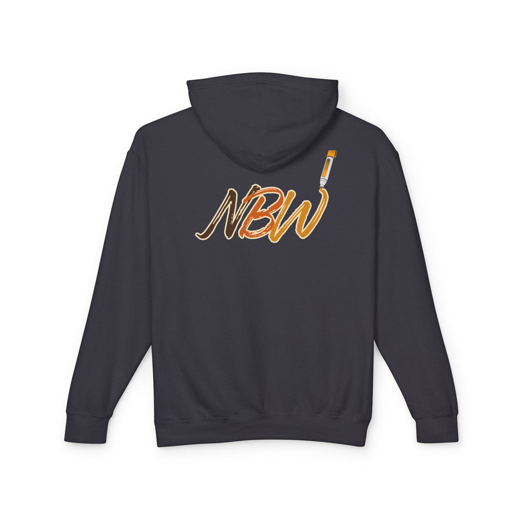 NBW Retro Stripe Hoodie — Lightweight Vintage Logo Sweatshirt