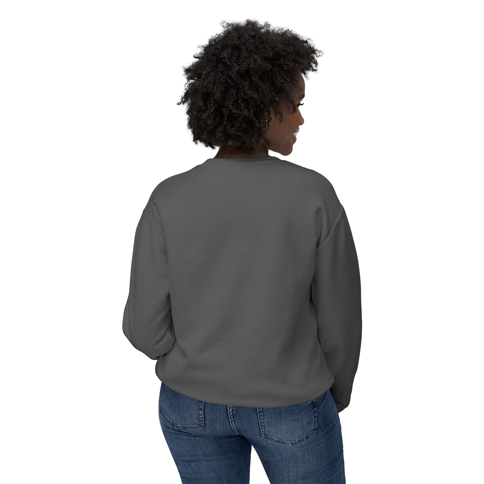 Crewneck Sweatshirt — Retro NBW Stripe Logo Lightweight Pullover