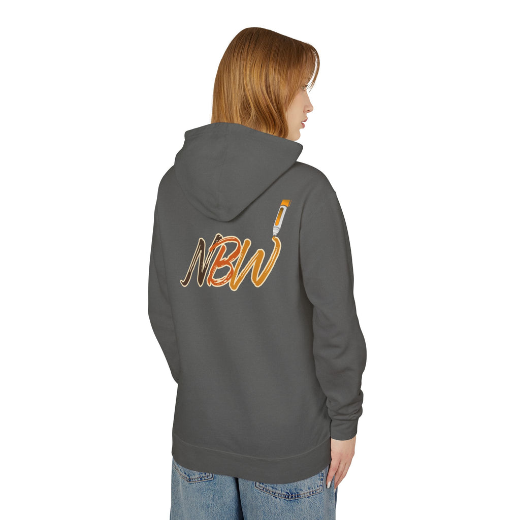 NBW Retro Stripe Hoodie — Lightweight Vintage Logo Sweatshirt