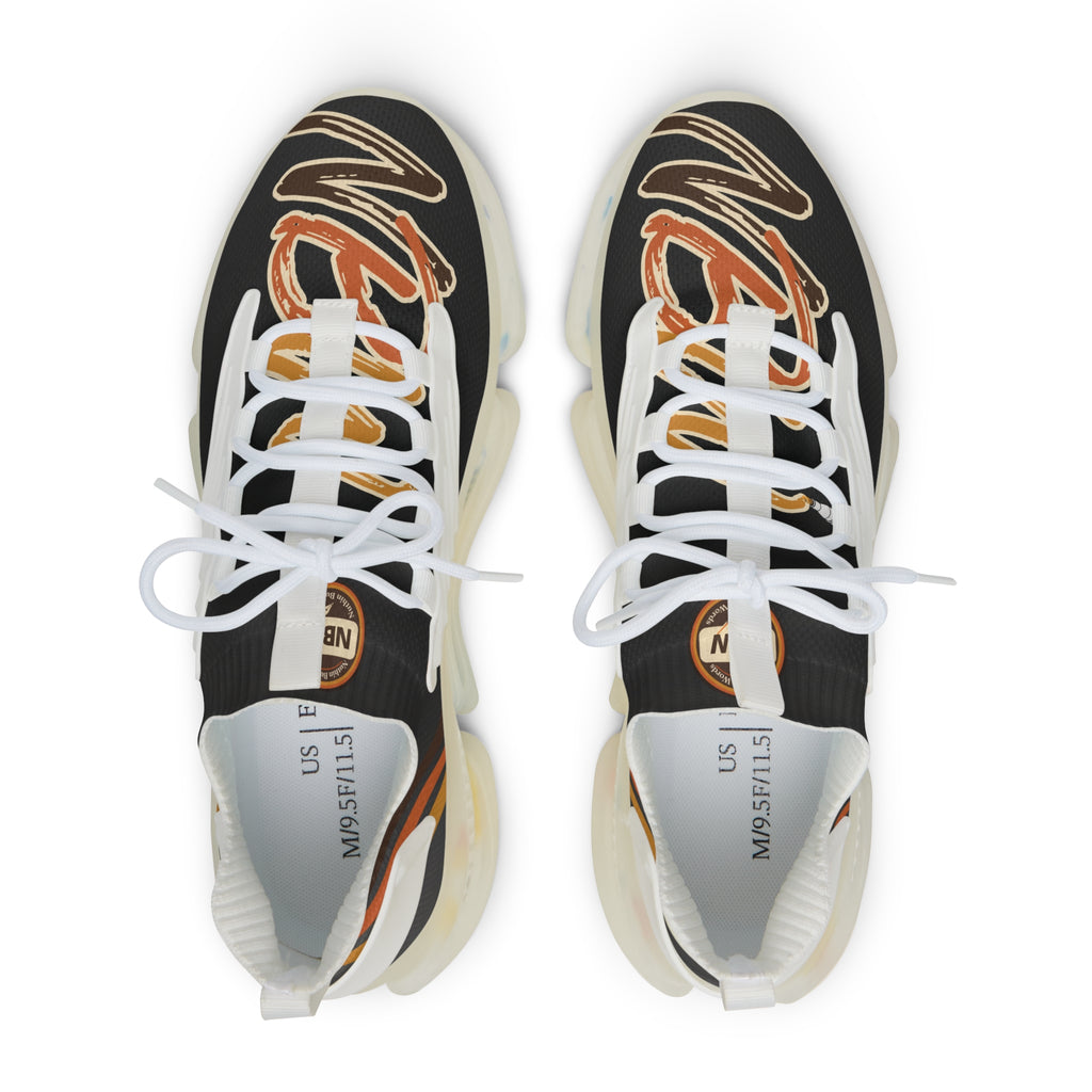 NBW Mesh Running Sneakers — Lightweight Pepper Graphic Athletic Shoes