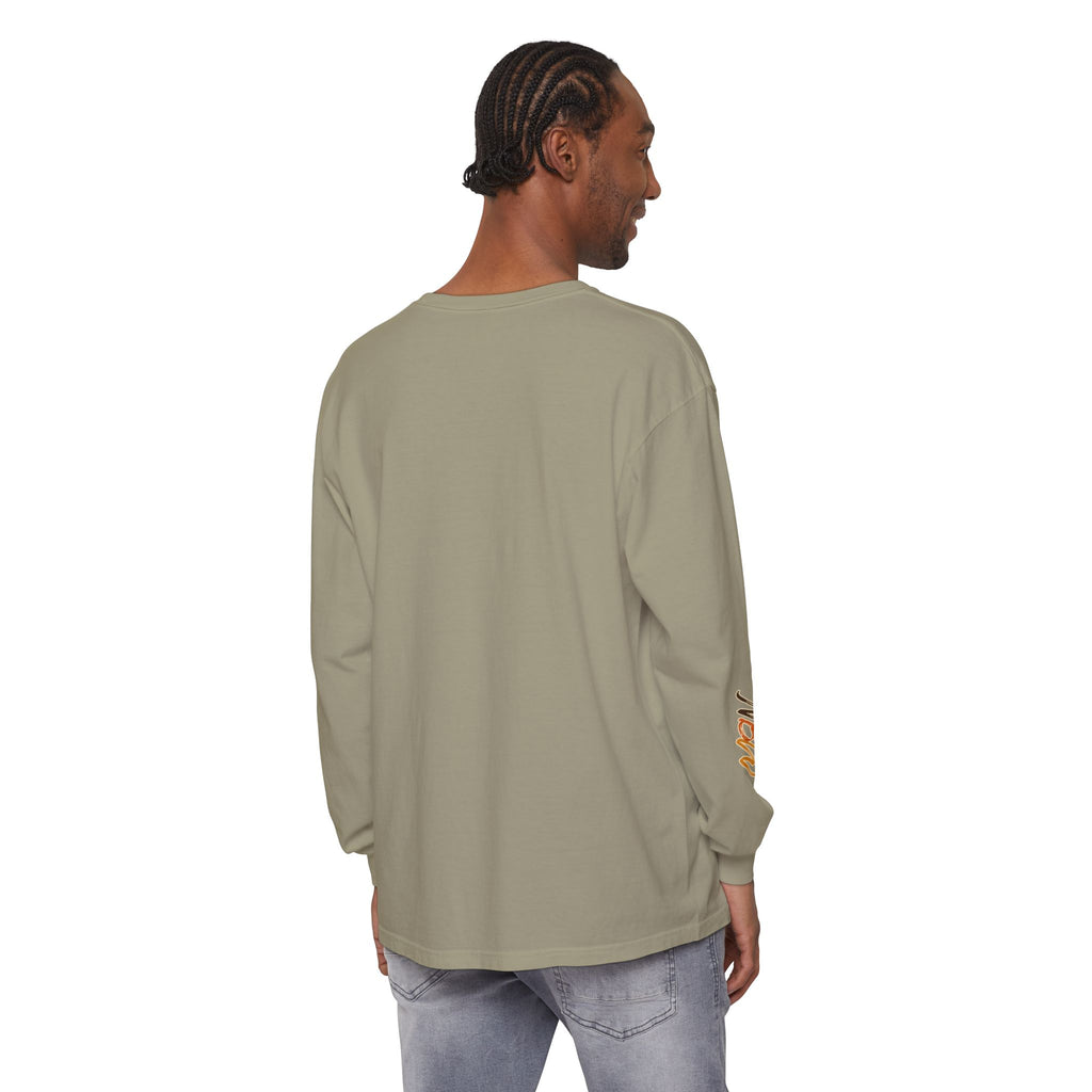 Comfort Colors, NBW Retro Stripe Long Sleeve Branded Tee