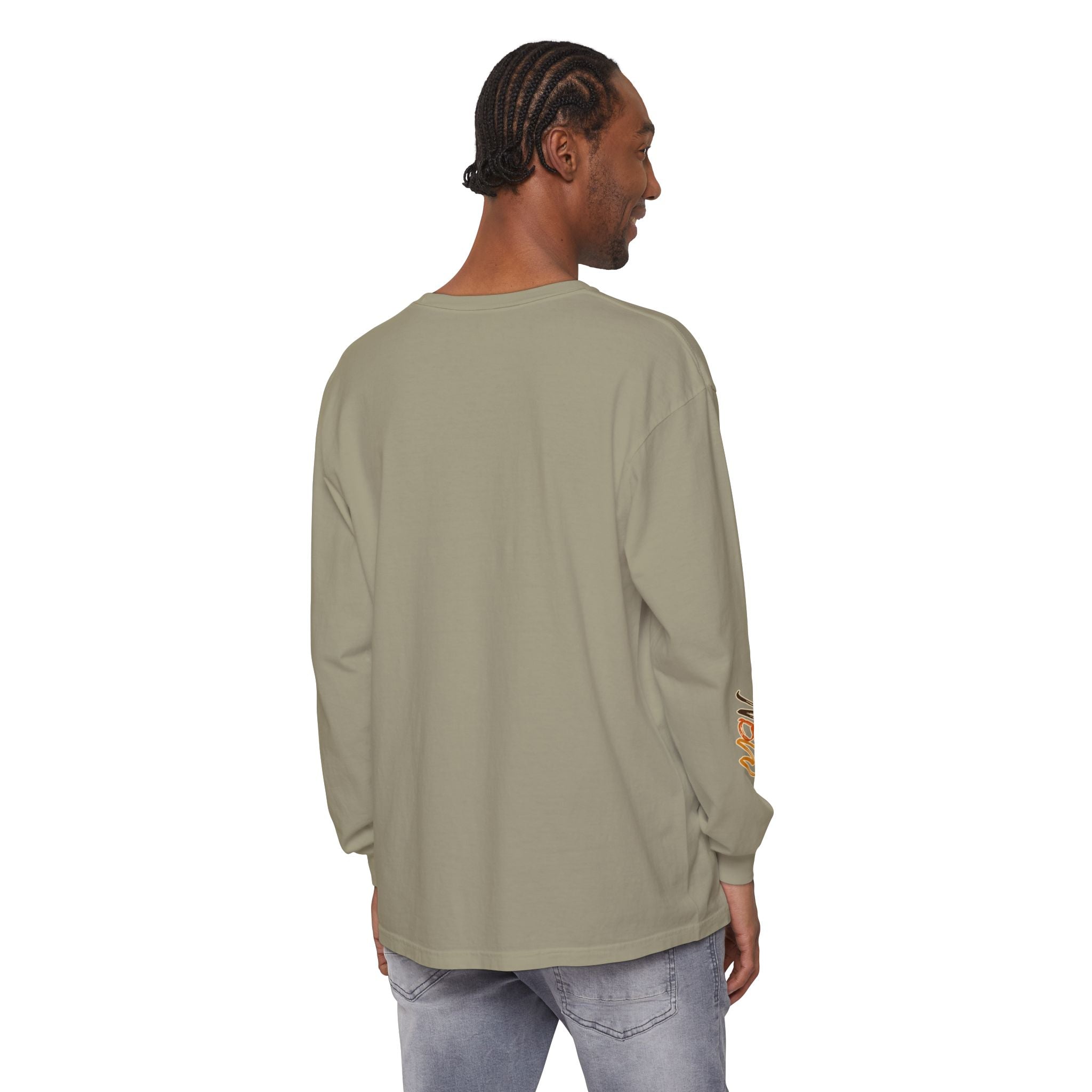 Comfort Colors, NBW Retro Stripe Long Sleeve Branded Tee