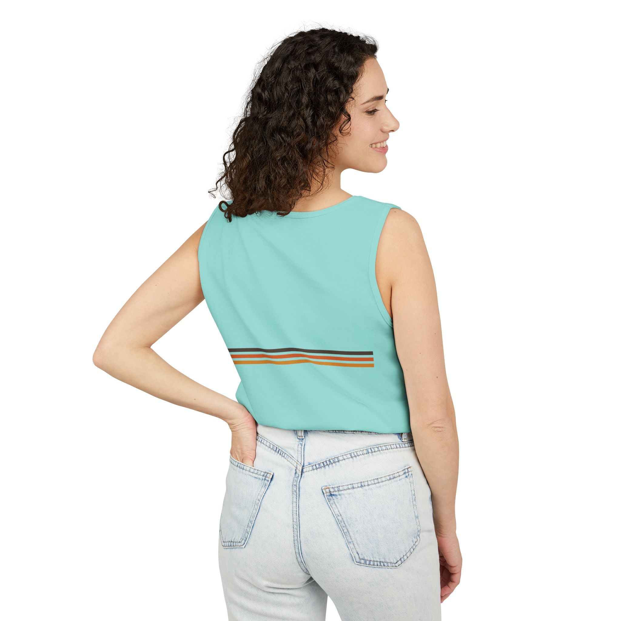NBW Retro Stripe Tank Top — Vintage-Inspired Athletic Summer Tee