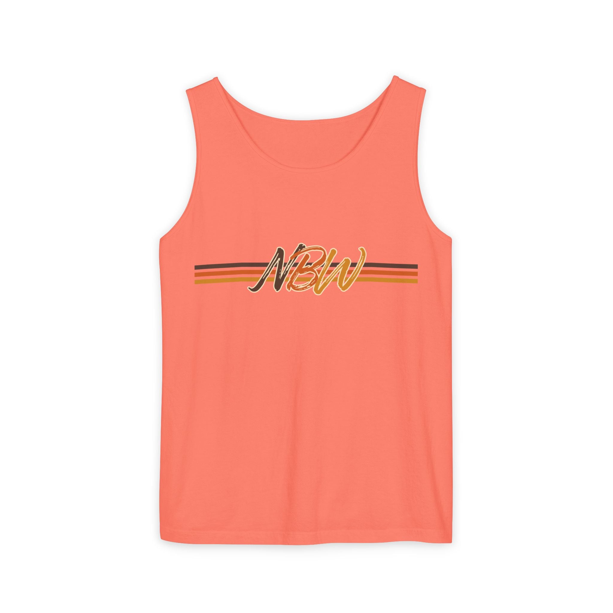 NBW Retro Stripe Tank Top — Vintage-Inspired Athletic Summer Tee