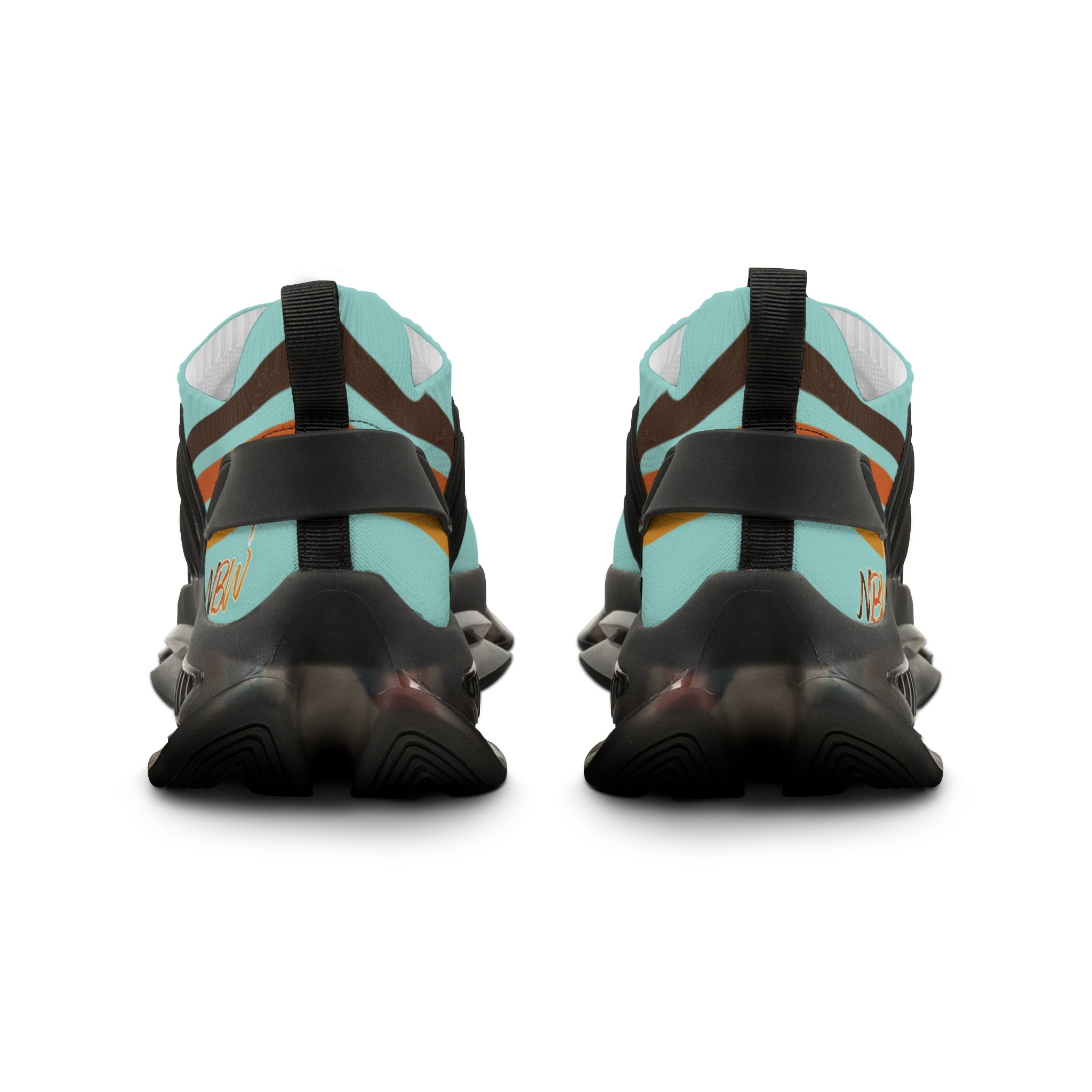 NBW Mesh Running Sneakers — Lightweight chalky Mint Graphic Athletic Shoes