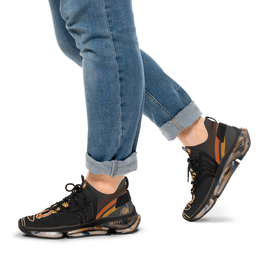 NBW Mesh Running Sneakers — Lightweight Pepper Graphic Athletic Shoes