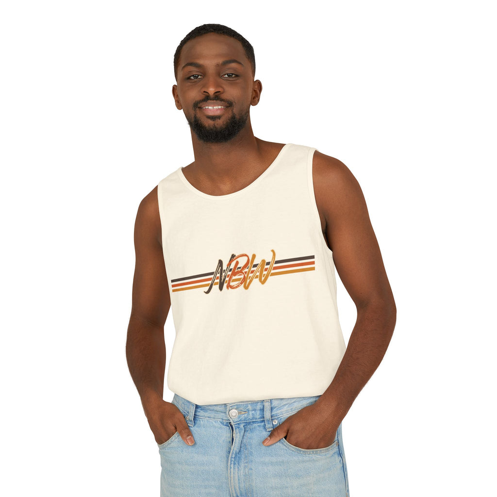 NBW Retro Stripe Tank Top — Vintage-Inspired Athletic Summer Tee