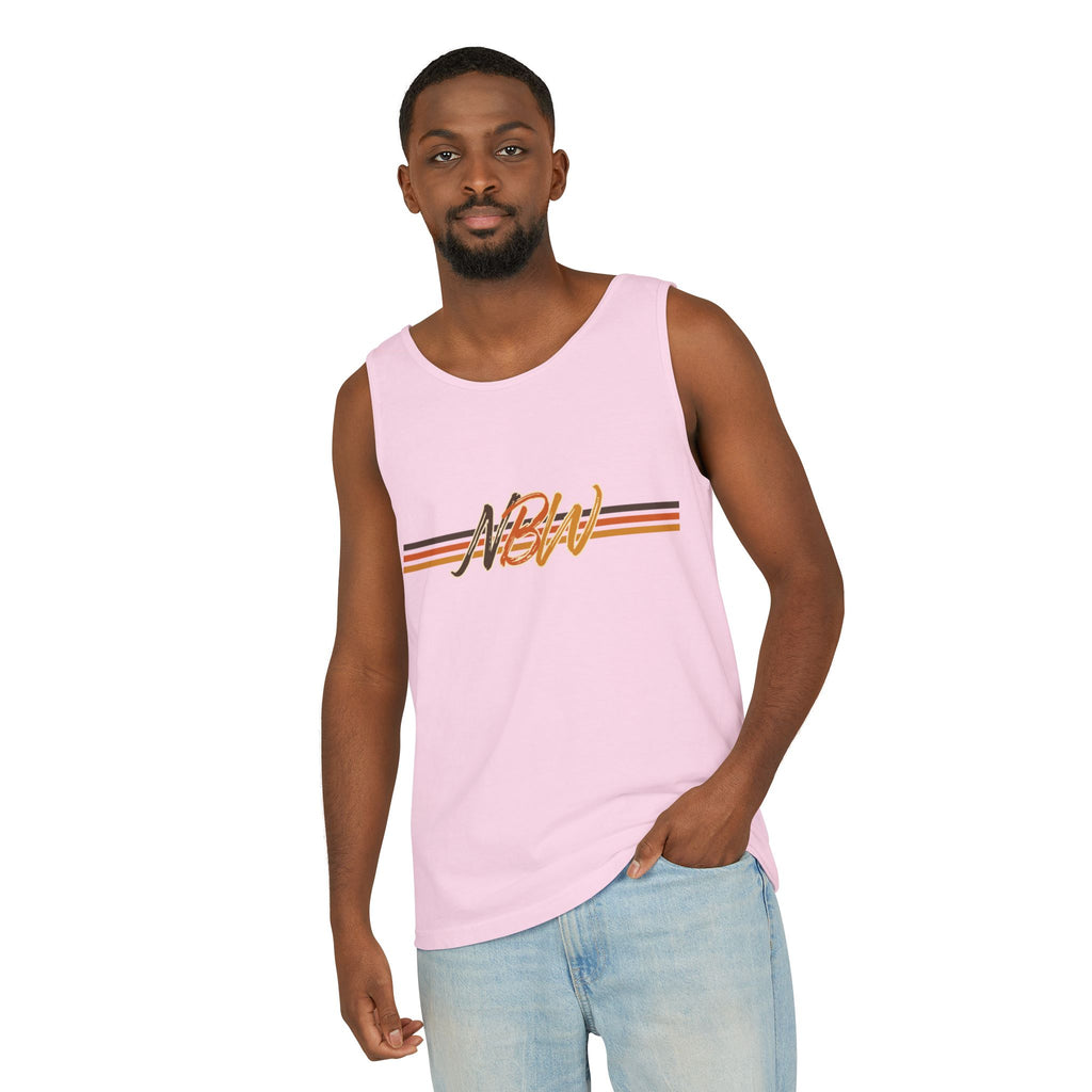 NBW Retro Stripe Tank Top — Vintage-Inspired Athletic Summer Tee