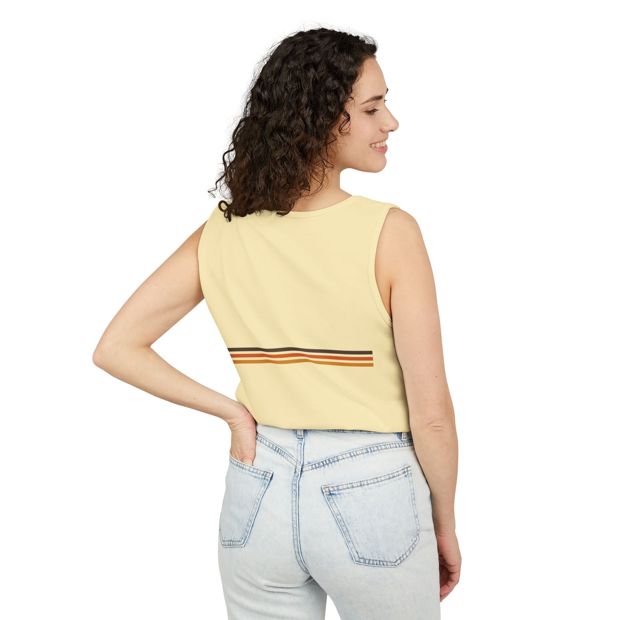 NBW Retro Stripe Tank Top — Vintage-Inspired Athletic Summer Tee