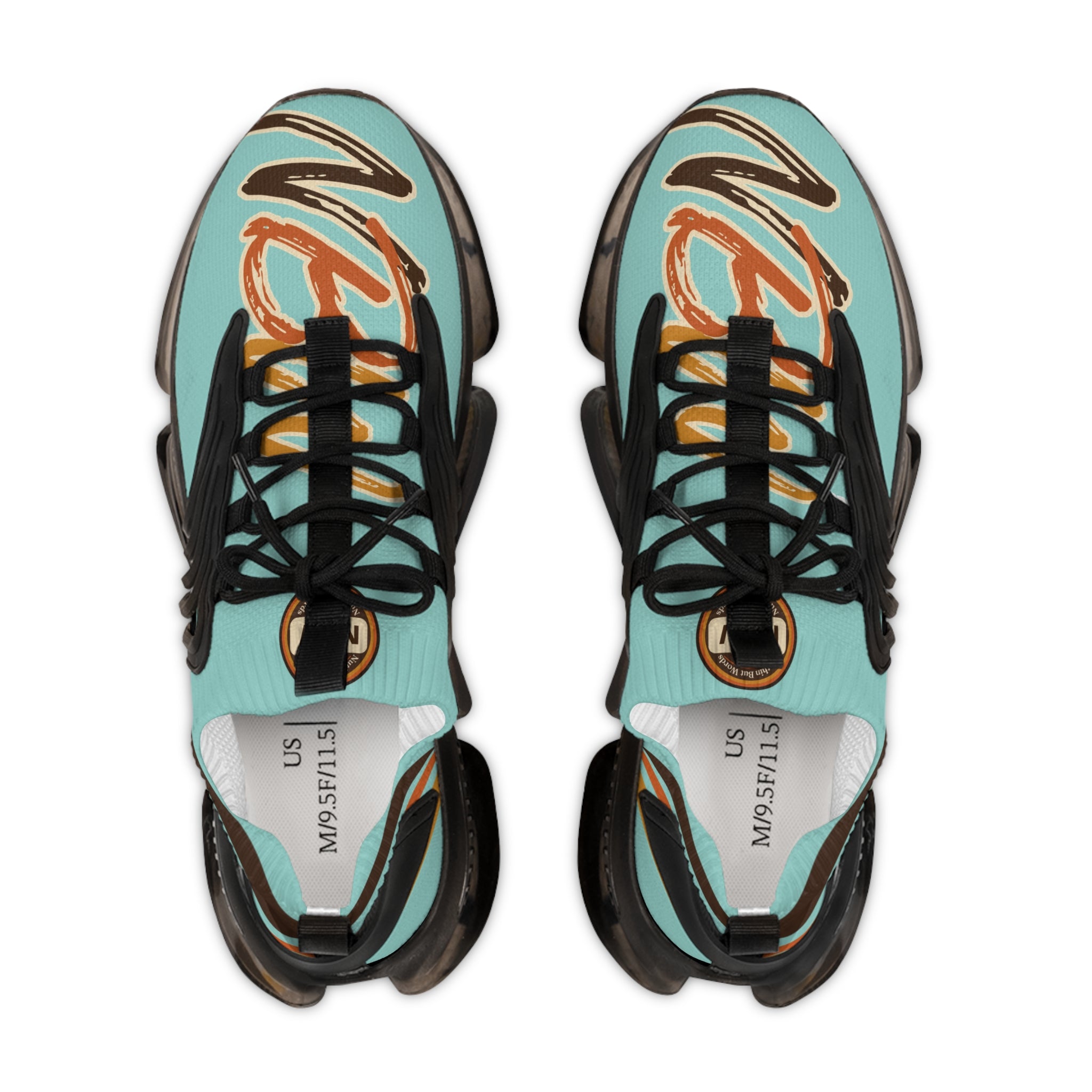 NBW Mesh Running Sneakers — Lightweight chalky Mint Graphic Athletic Shoes