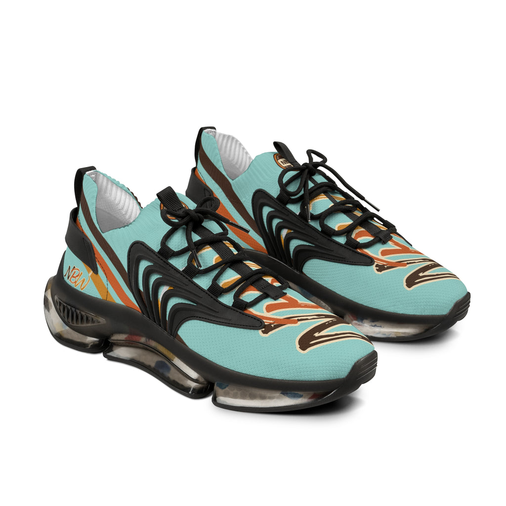 NBW Mesh Running Sneakers — Lightweight chalky Mint Graphic Athletic Shoes