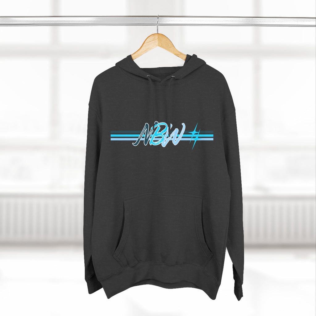 NBW Butterfly Circuit Hoodie — Retro Tech Graphic Fleece Hoodie