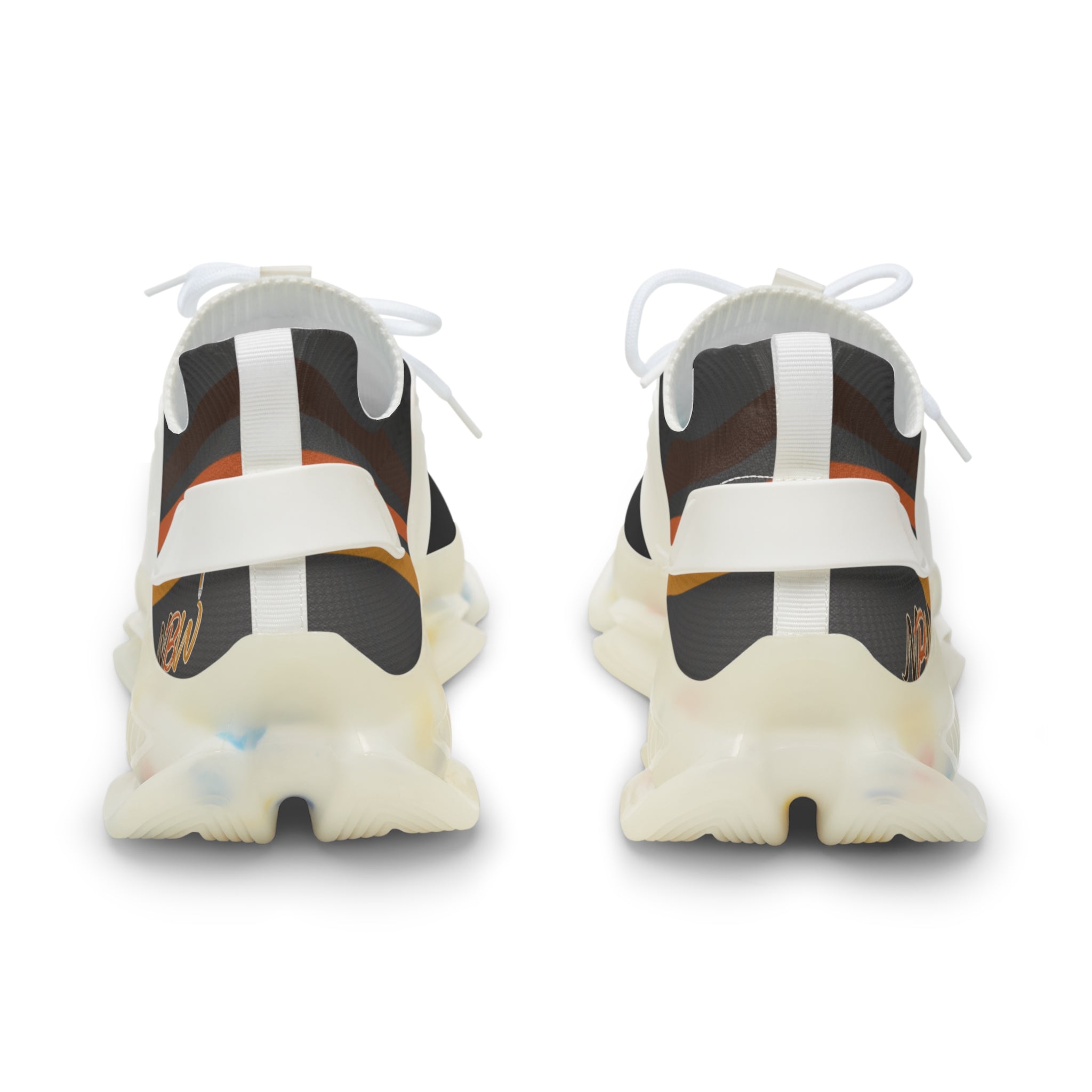 NBW Mesh Running Sneakers — Lightweight Pepper Graphic Athletic Shoes