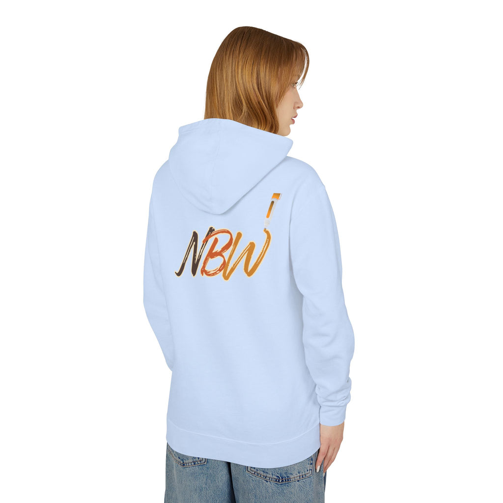 NBW Retro Stripe Hoodie — Lightweight Vintage Logo Sweatshirt