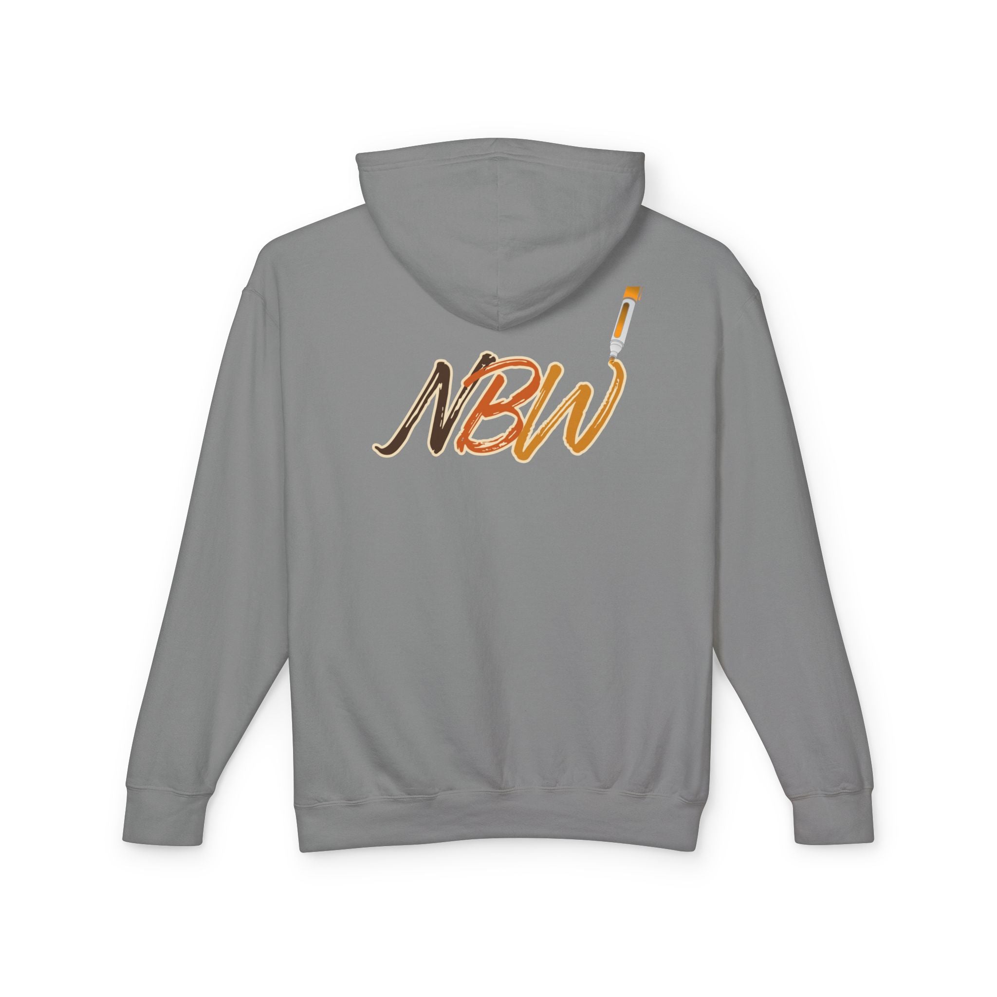 NBW Retro Stripe Hoodie — Lightweight Vintage Logo Sweatshirt