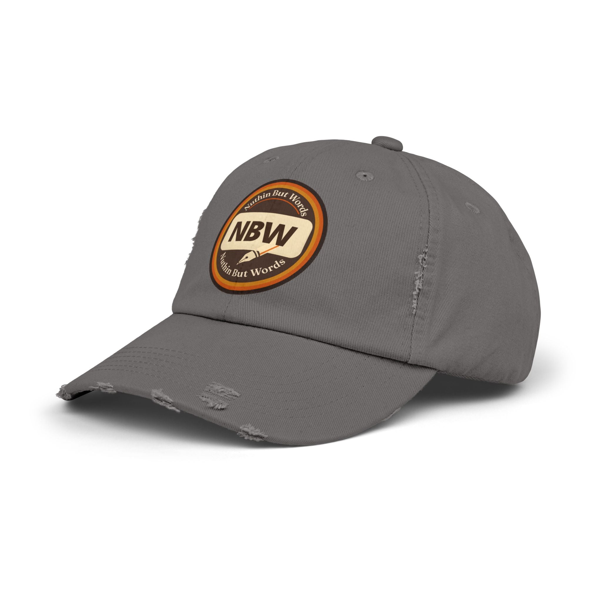 Distressed NBW Logo Cap — Vintage Baseball Hat