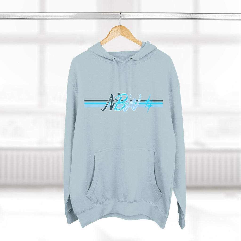 NBW Butterfly Circuit Hoodie — Retro Tech Graphic Fleece Hoodie