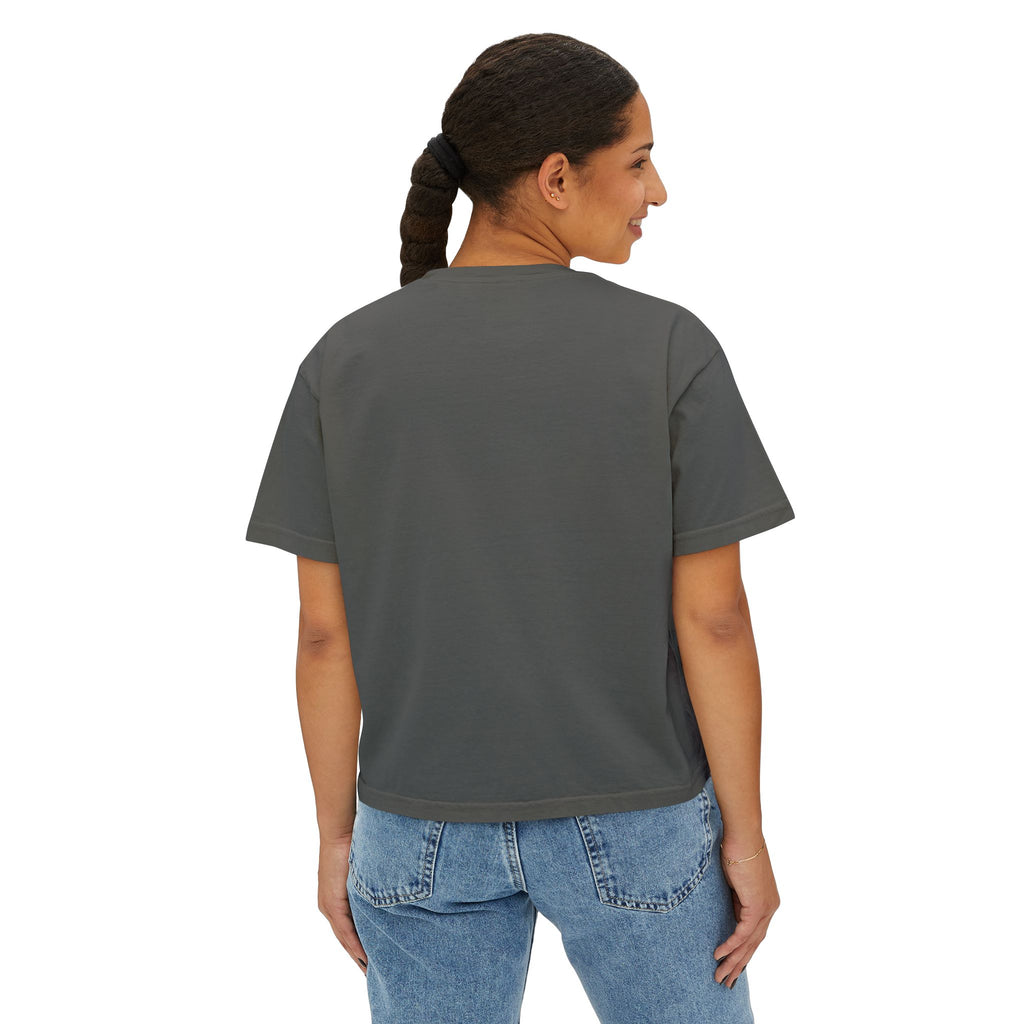 NBM Retro Floral 'New' Boxy Tee — 70s Daisy Graphic Women's Shirt