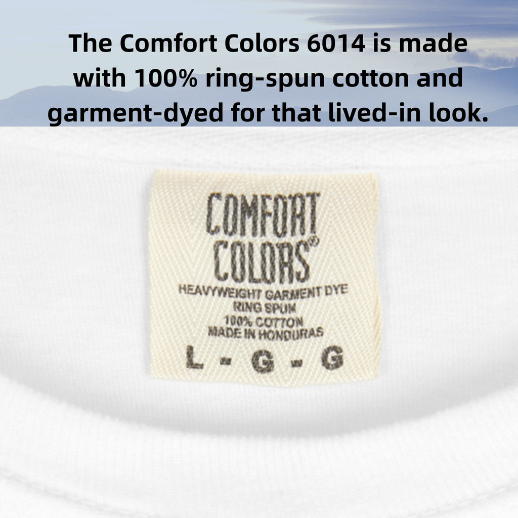 Comfort Colors, NBW Retro Stripe Long Sleeve Branded Tee