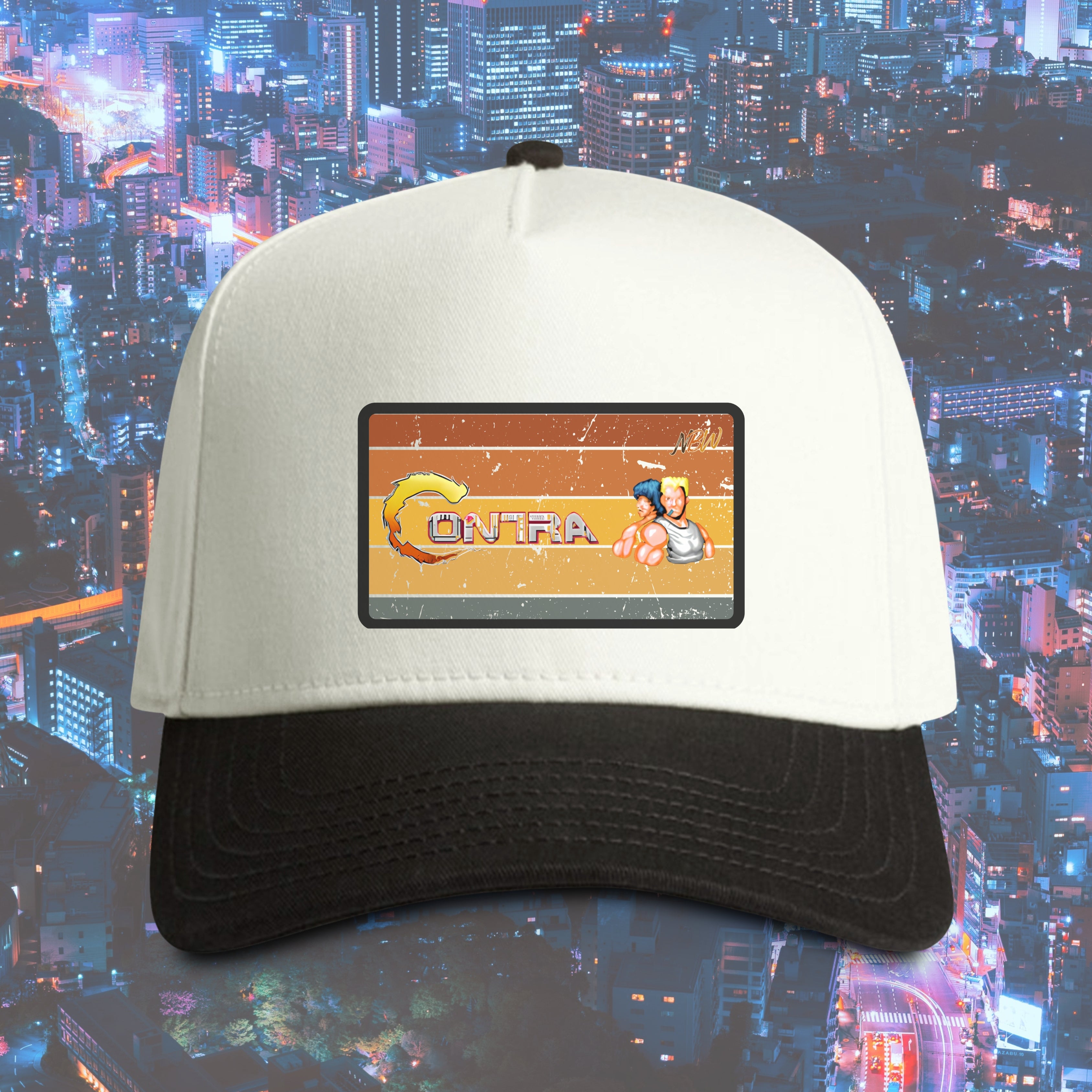 NBW Contra Retro Patch Cap Snapback One-Size-fits-All
