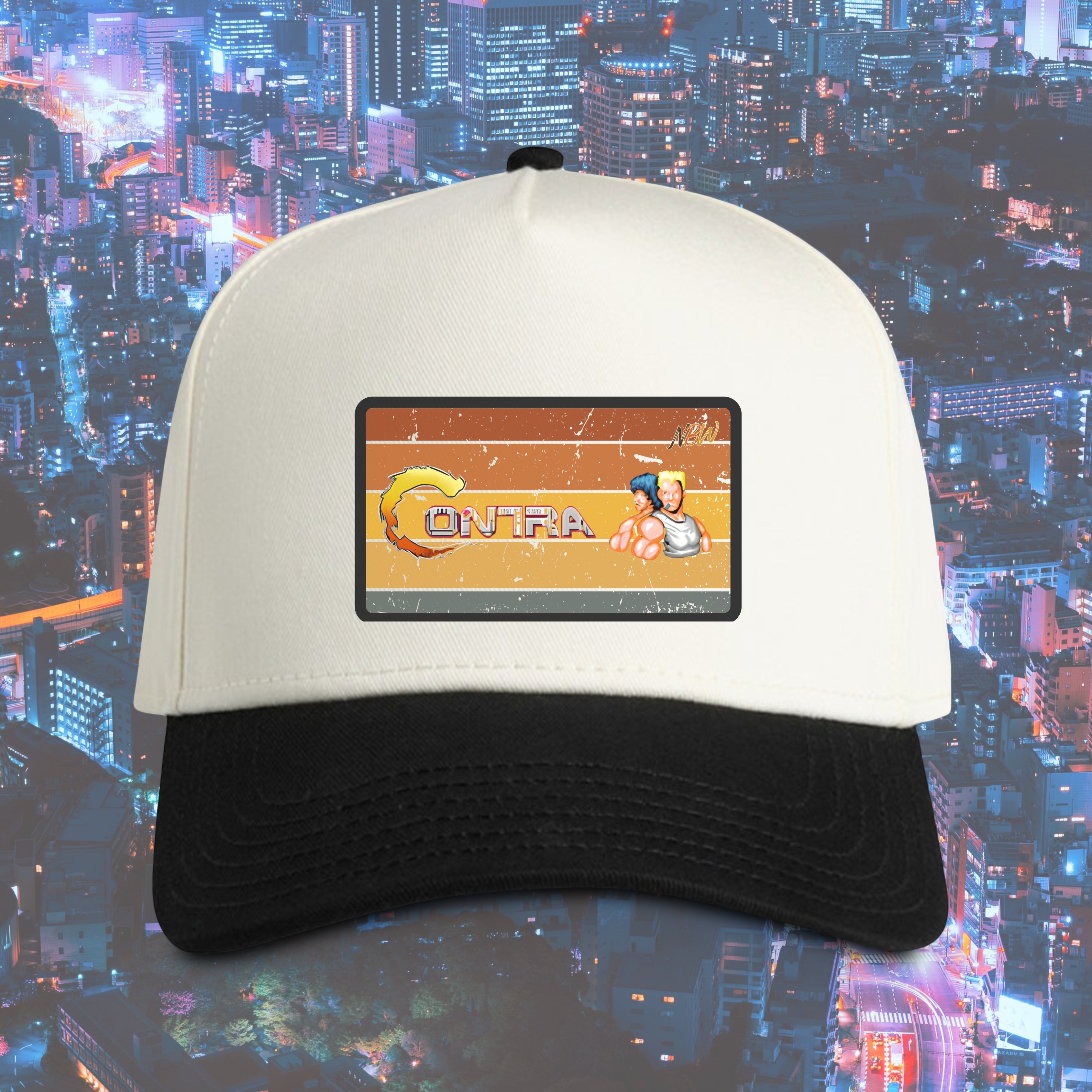 NBW Contra Retro Patch Cap Snapback One-Size-fits-All