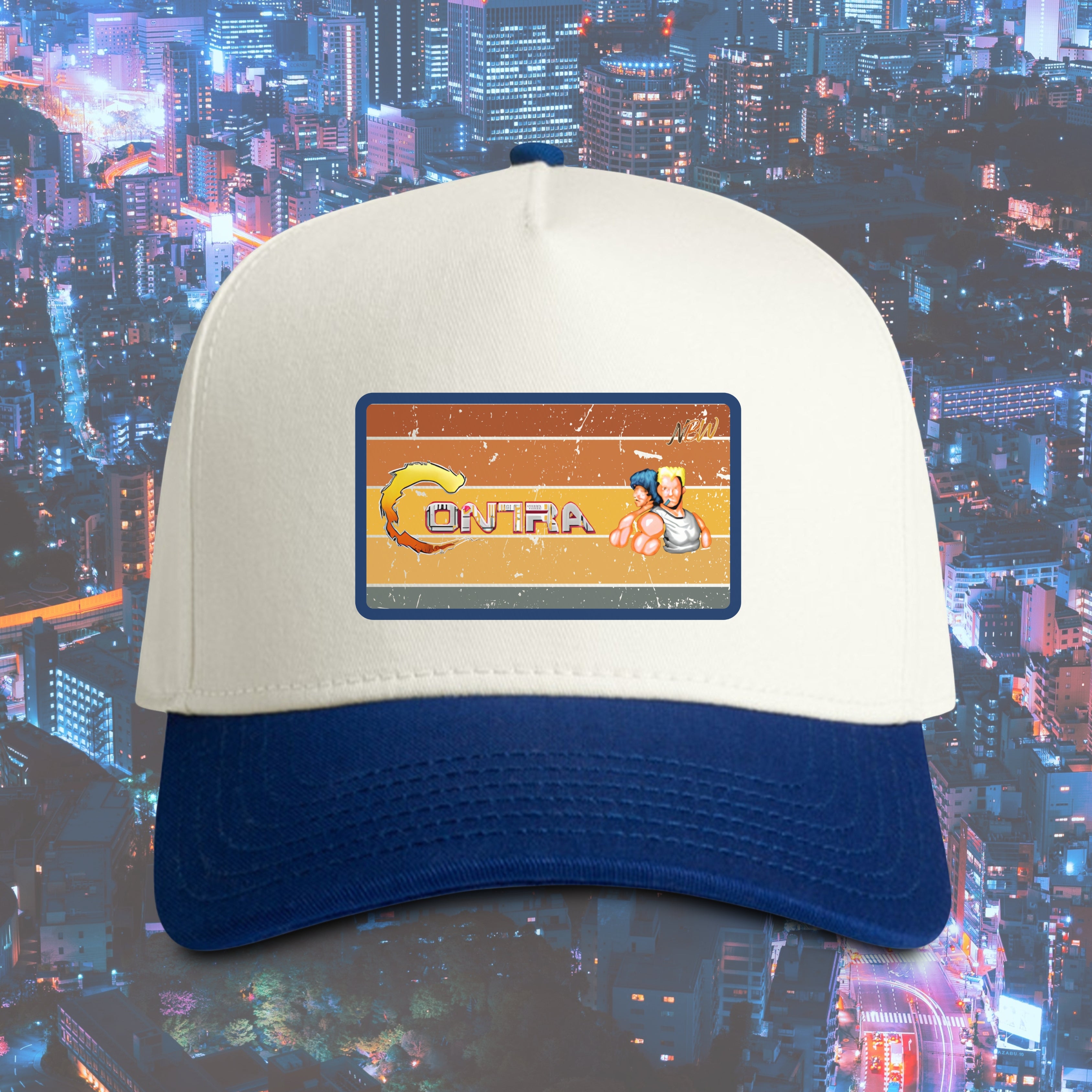 NBW Contra Retro Patch Cap Snapback One-Size-fits-All