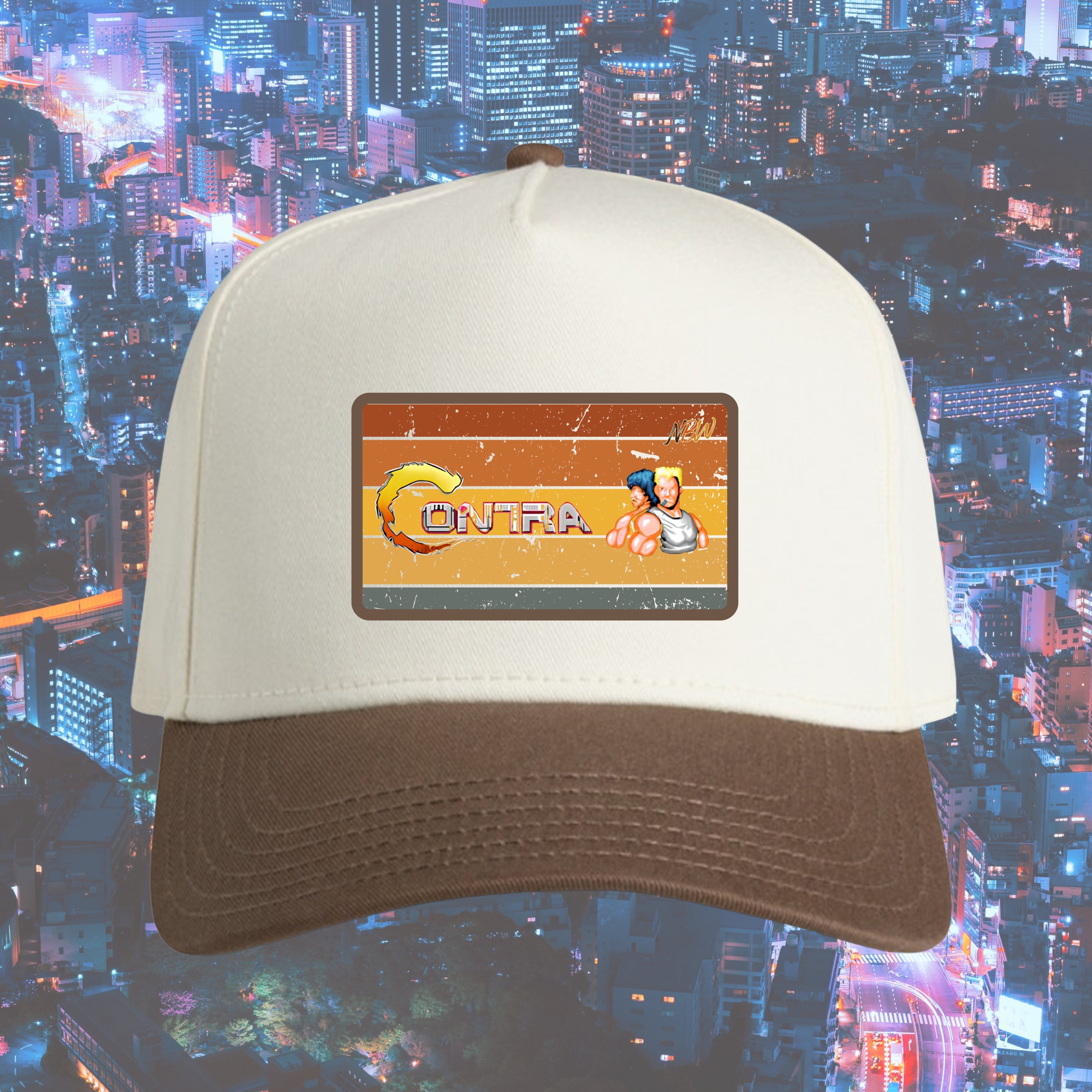 NBW Contra Retro Patch Cap Snapback One-Size-fits-All