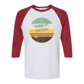 NBW Retro Sunset Texas 3/4 Sleeve Tee — LOBO RIP-2001" Graphic