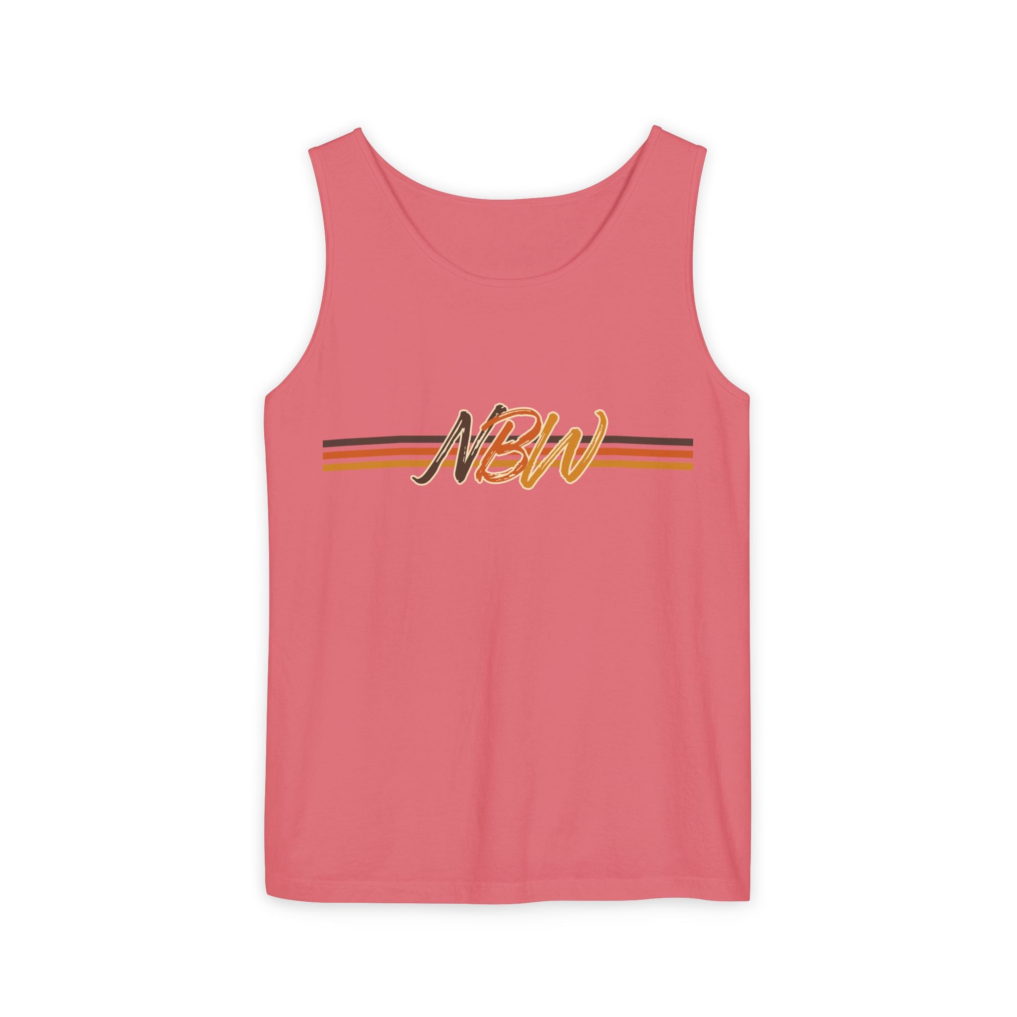 NBW Retro Stripe Tank Top — Vintage-Inspired Athletic Summer Tee