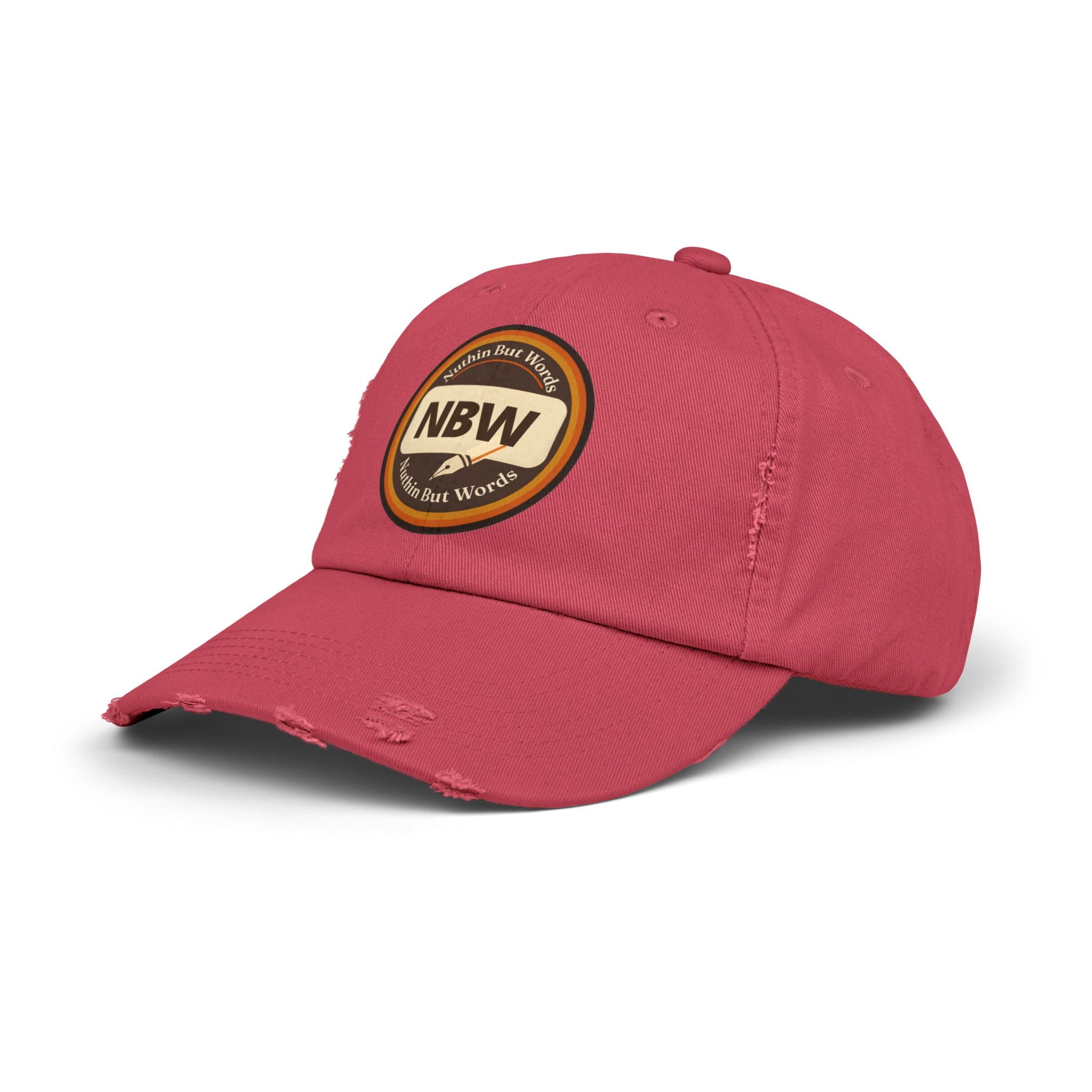 Distressed NBW Logo Cap — Vintage Baseball Hat