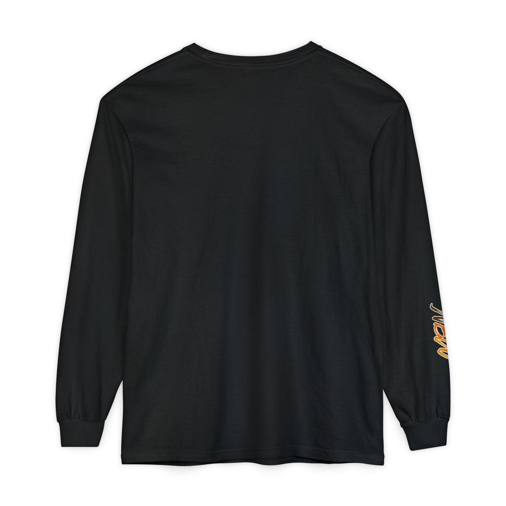 Comfort Colors, NBW Retro Stripe Long Sleeve Branded Tee