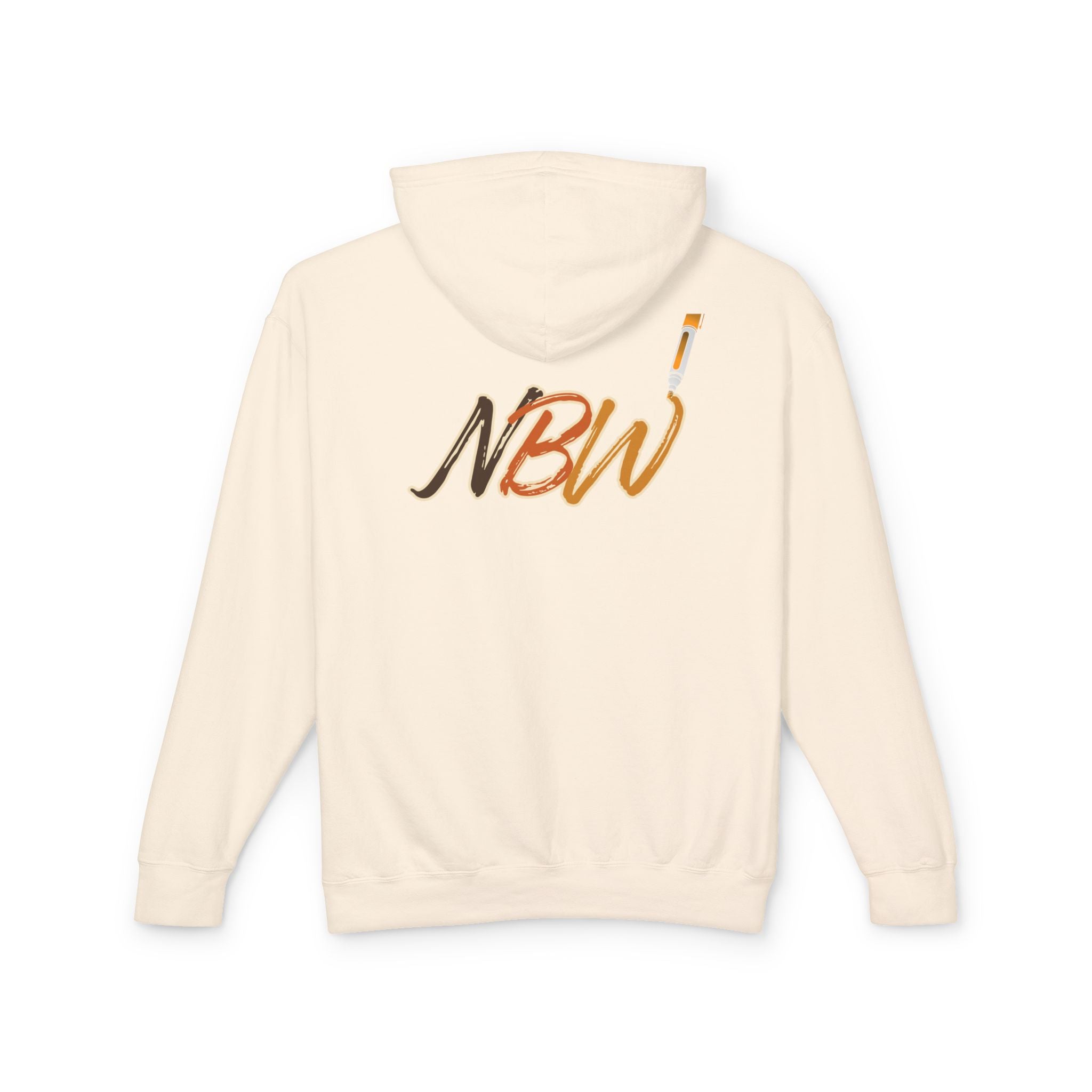 NBW Retro Stripe Hoodie — Lightweight Vintage Logo Sweatshirt