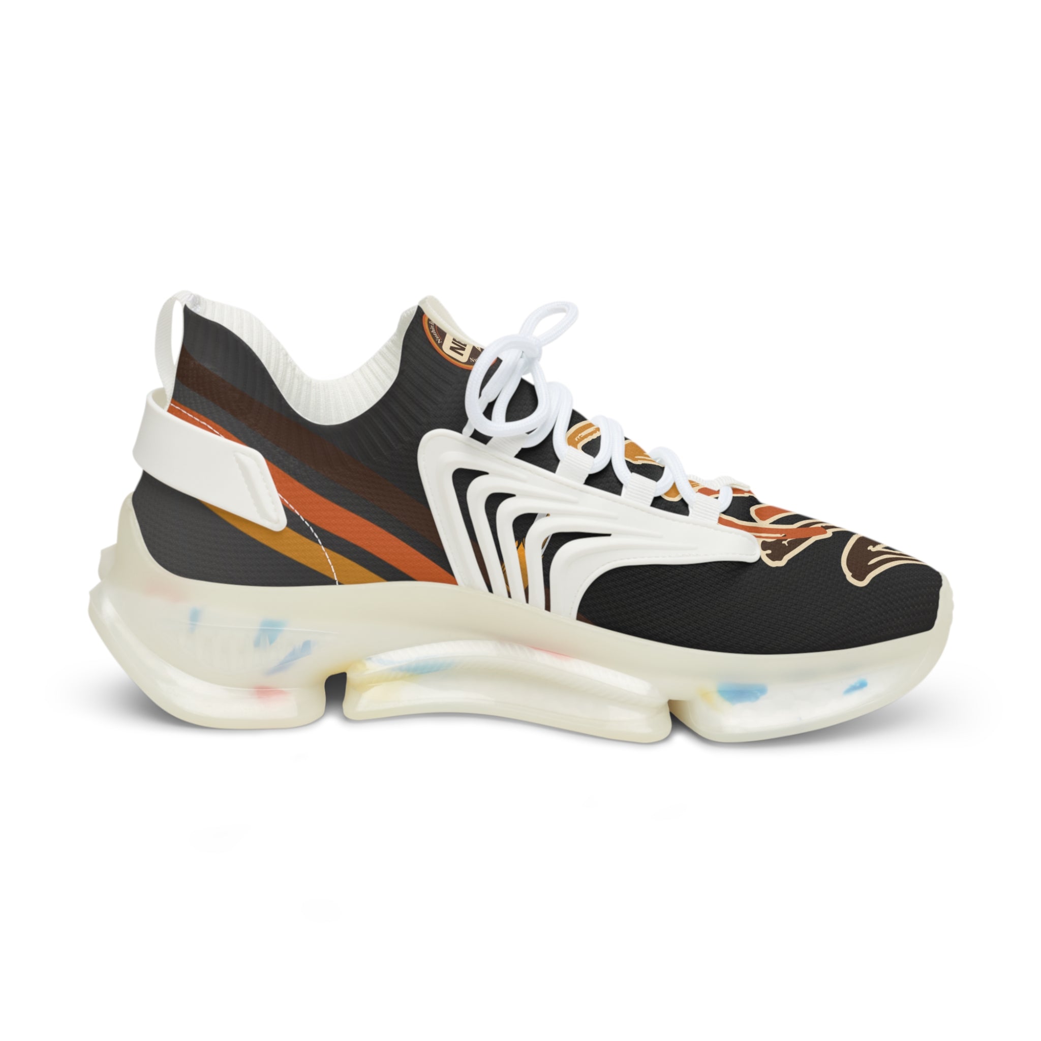 NBW Mesh Running Sneakers — Lightweight Pepper Graphic Athletic Shoes