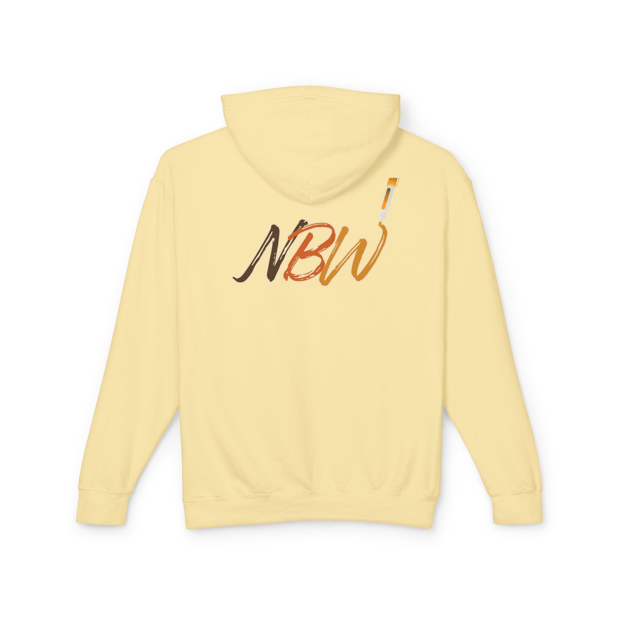 NBW Retro Stripe Hoodie — Lightweight Vintage Logo Sweatshirt