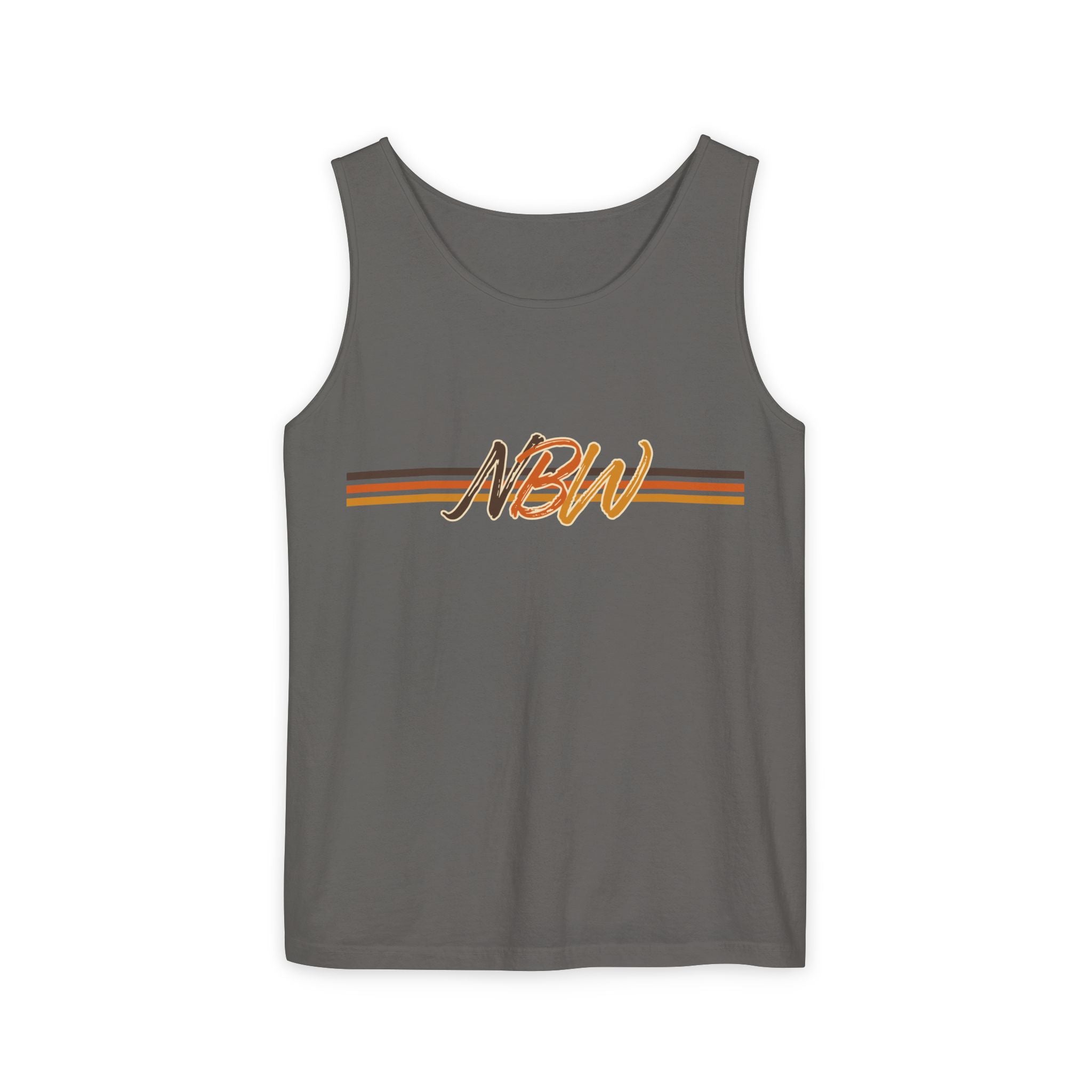 NBW Retro Stripe Tank Top — Vintage-Inspired Athletic Summer Tee